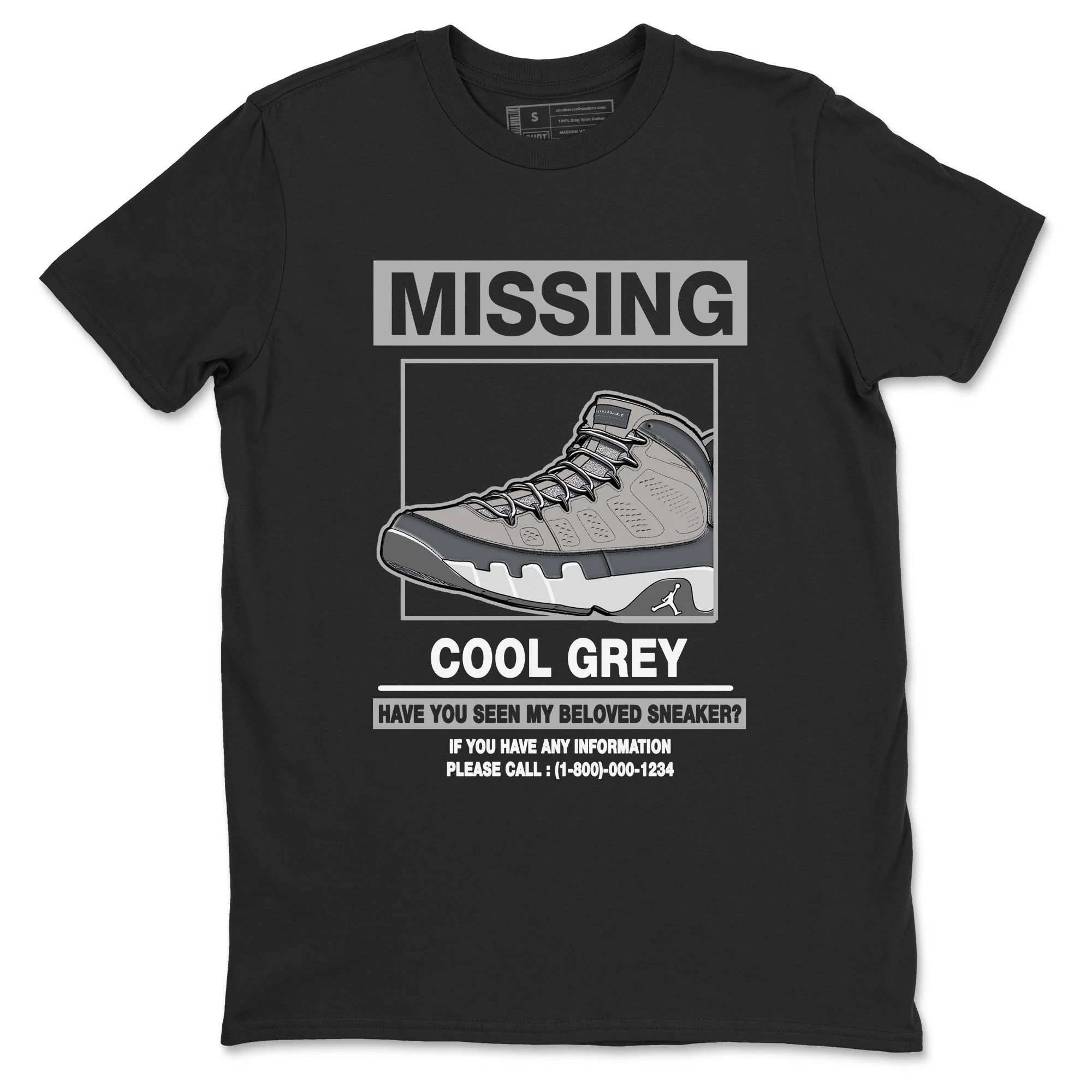 Missing Sneaker Sneaker Tees - Air Jordan 9 Cool Grey
