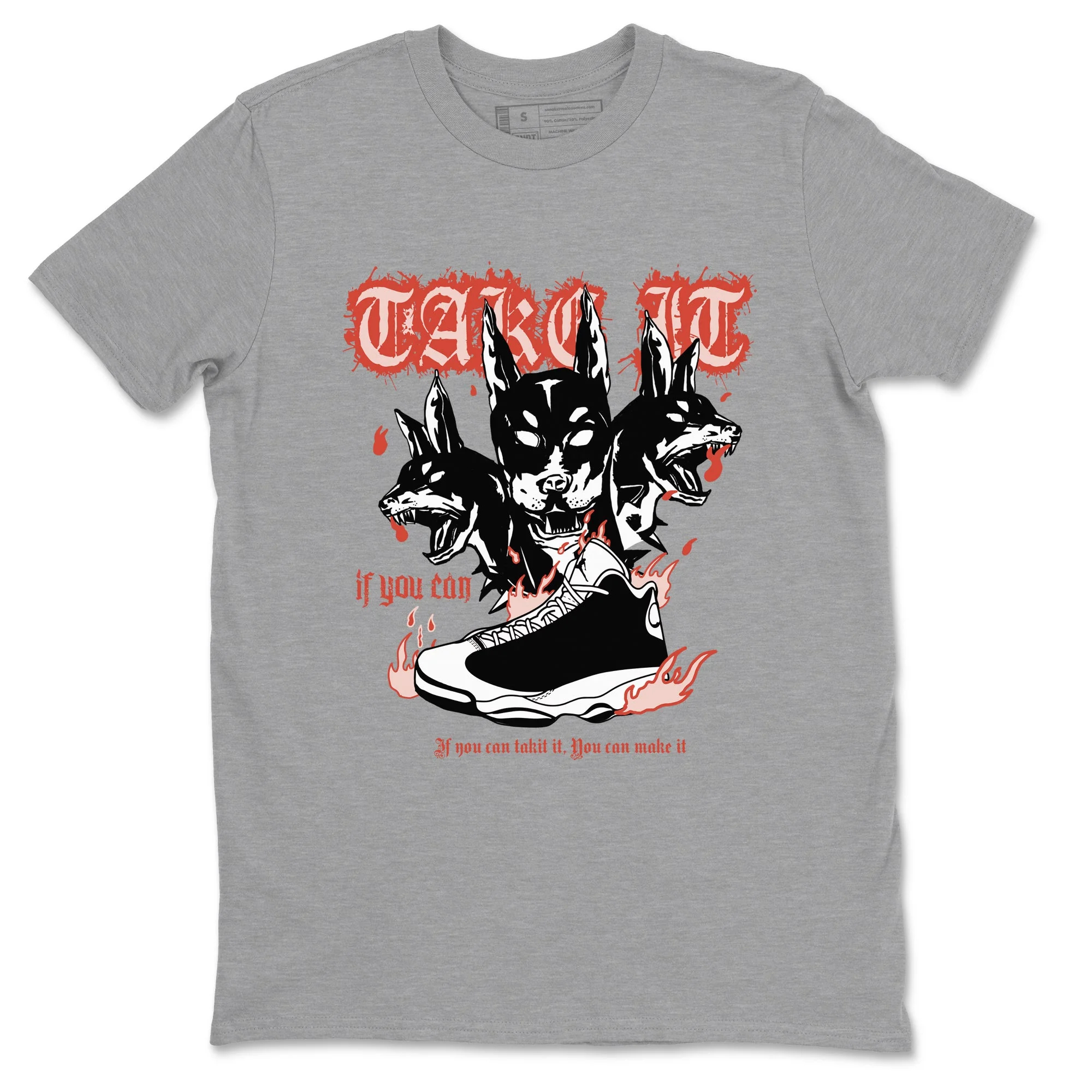 Hell Hounds Sneaker Tees - Air Jordan 13 Dune Red