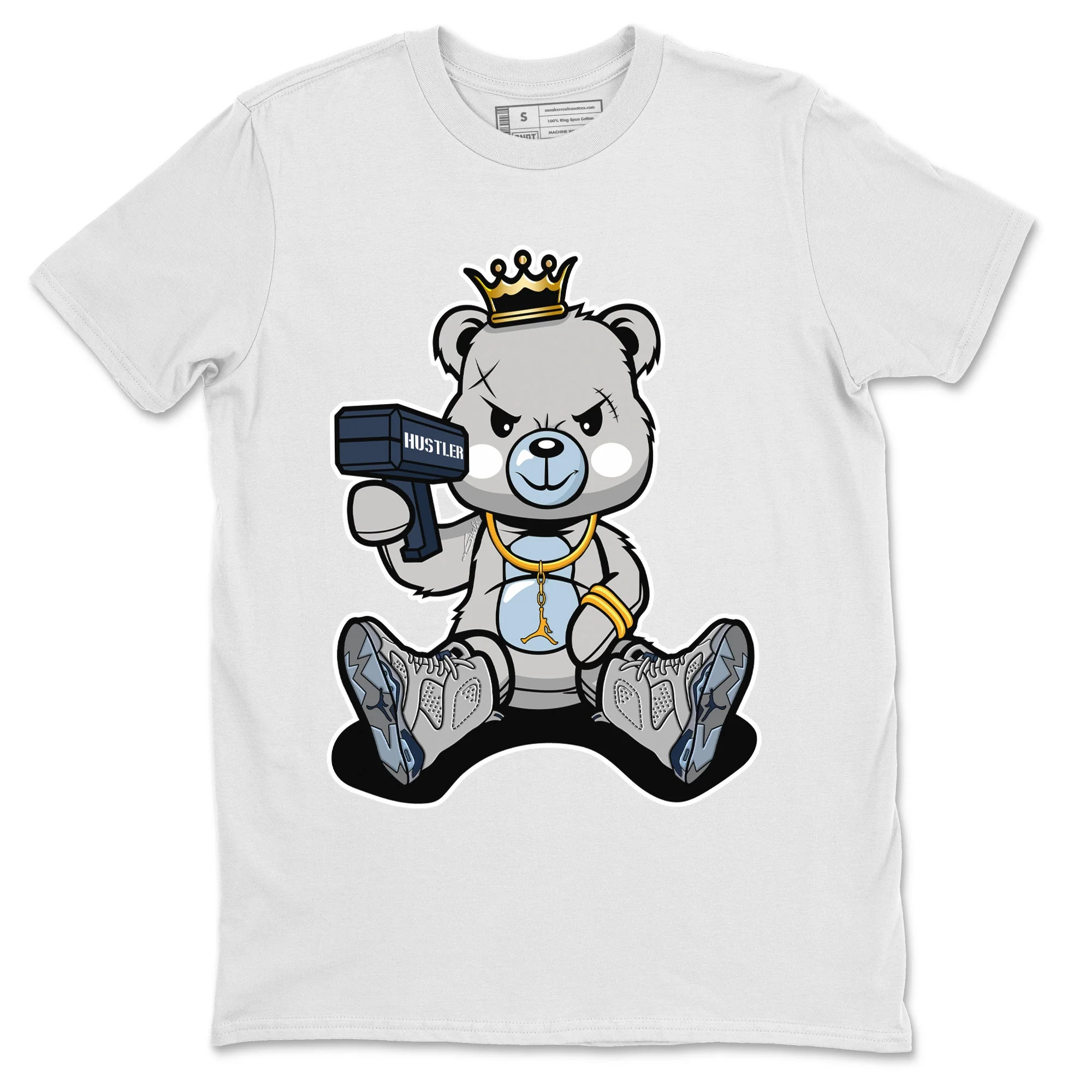 Bad King Baby Bear Unisex Tops - Air Jordan 6 Georgetown