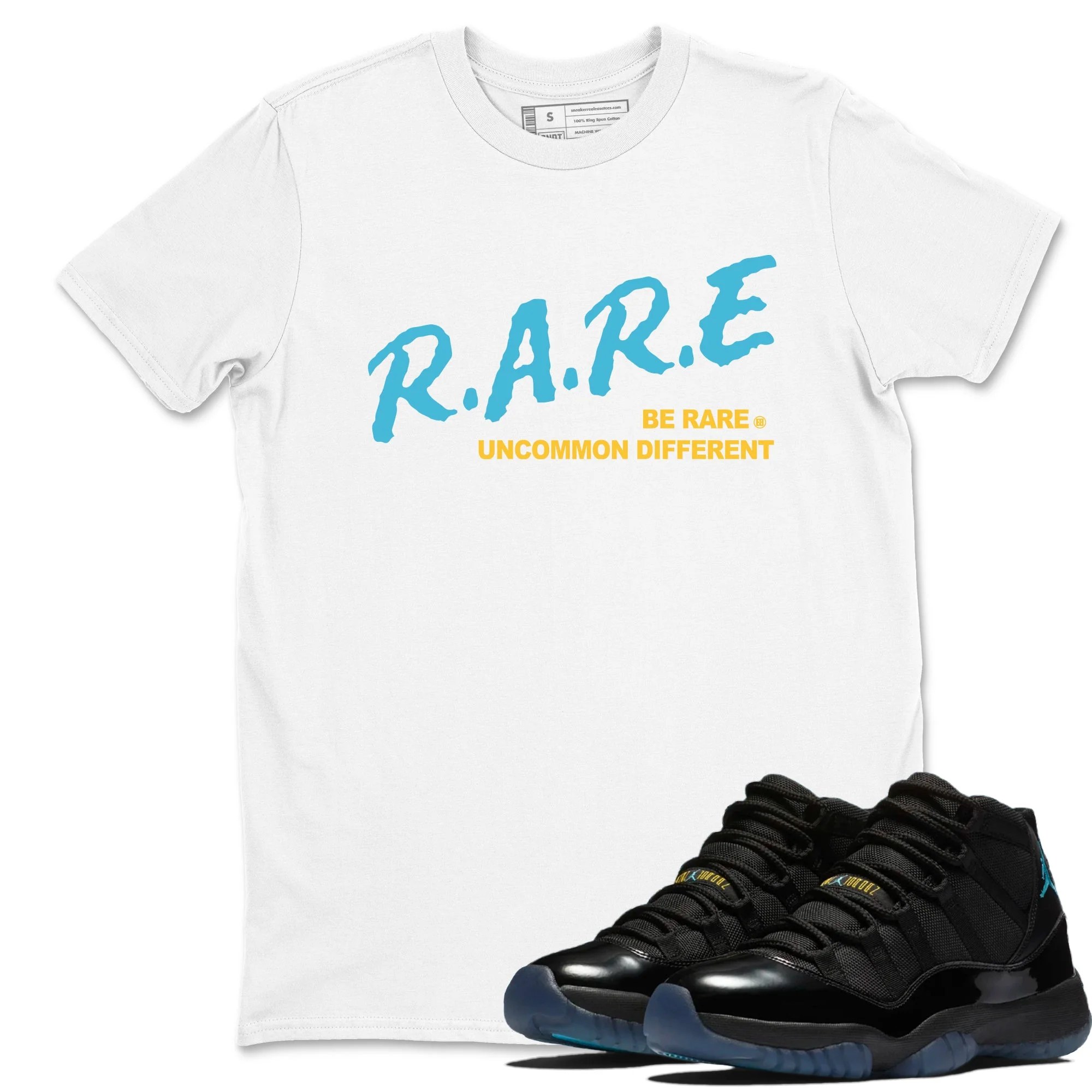 Be Rare Uncommon Different Sneaker Tees - Air Jordan 11 Gamma