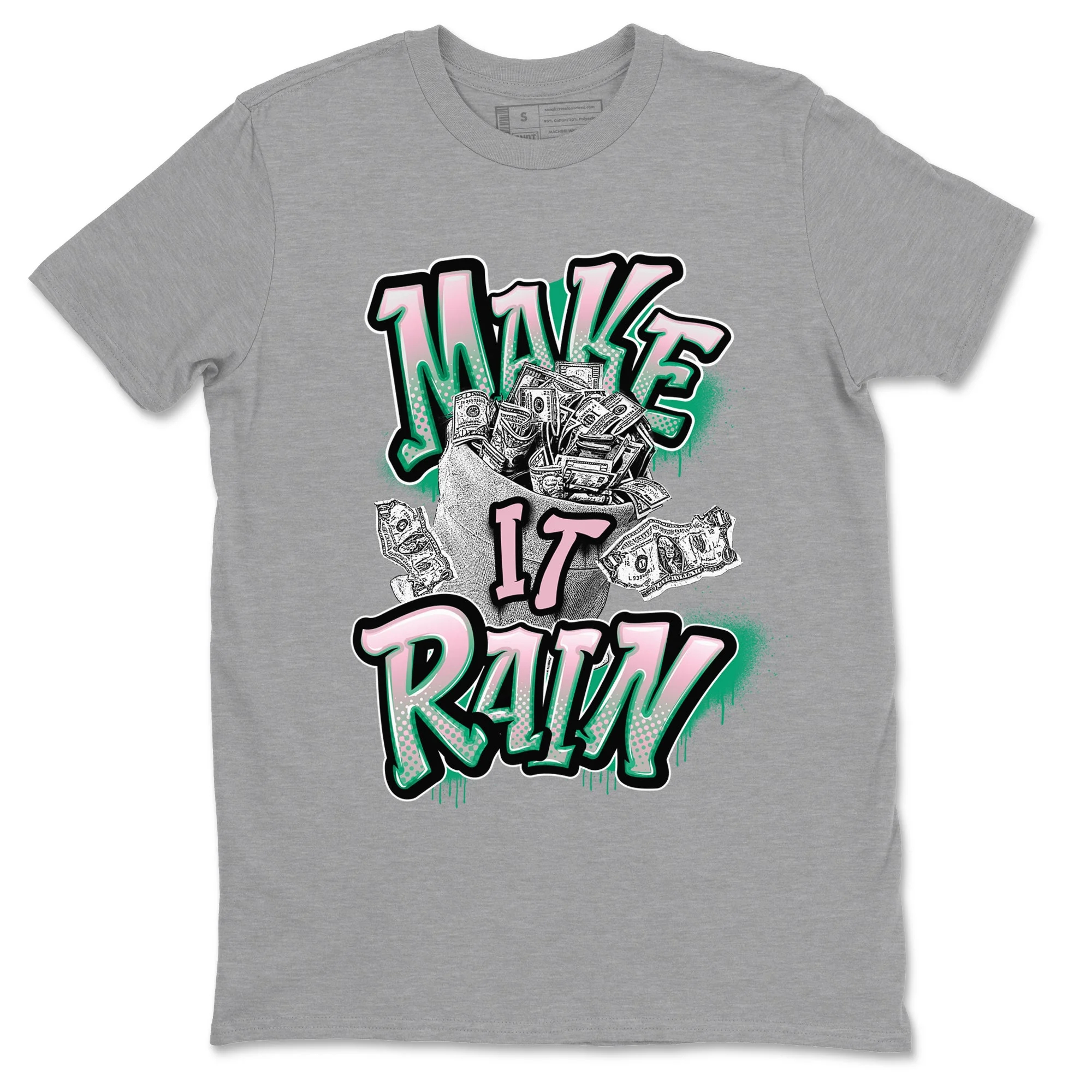 Make It Rain Money Sneaker Tees - Dunk Medium Soft Pink Malachite
