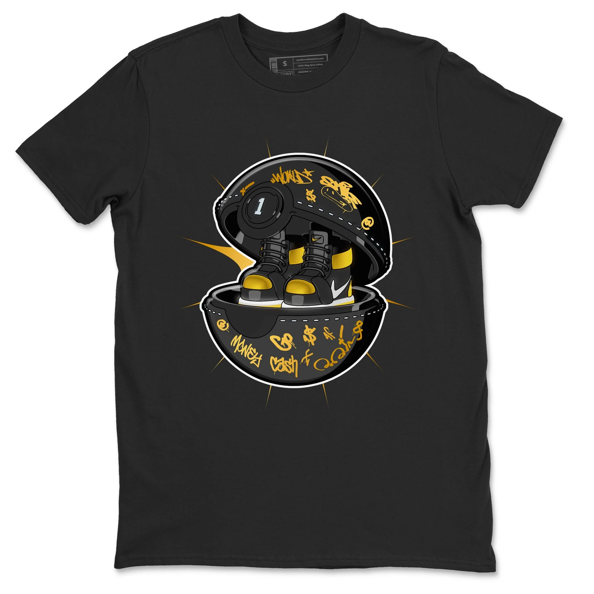 Sneaker Capsule Sneaker Tees - Air Jordan 1 Black Metallic Gold