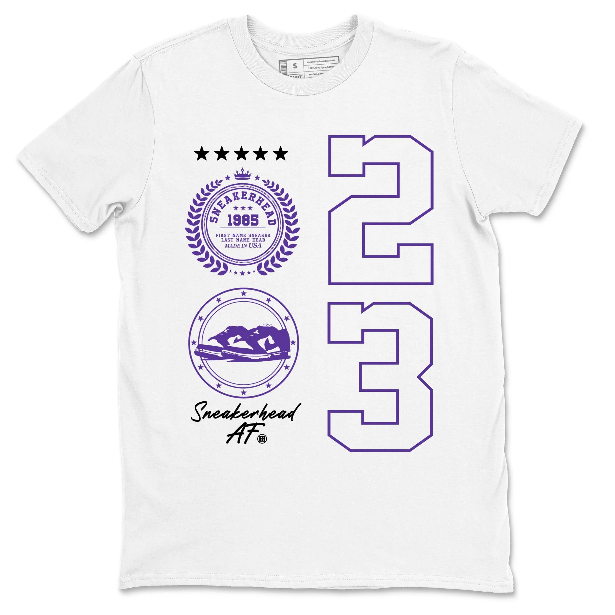 Sneaker Emblem Sneaker Tees - Dunk Low Court Purple