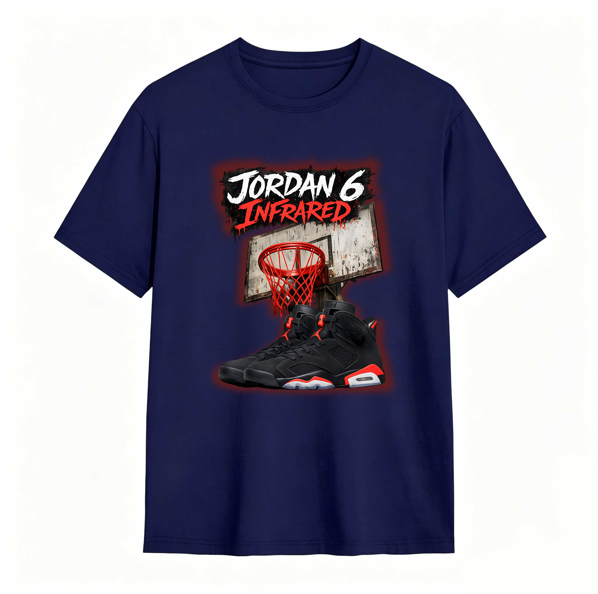 Shirt To Match Jordan Reverse Infrared 6-The 6's Unisex Match Tees Black
