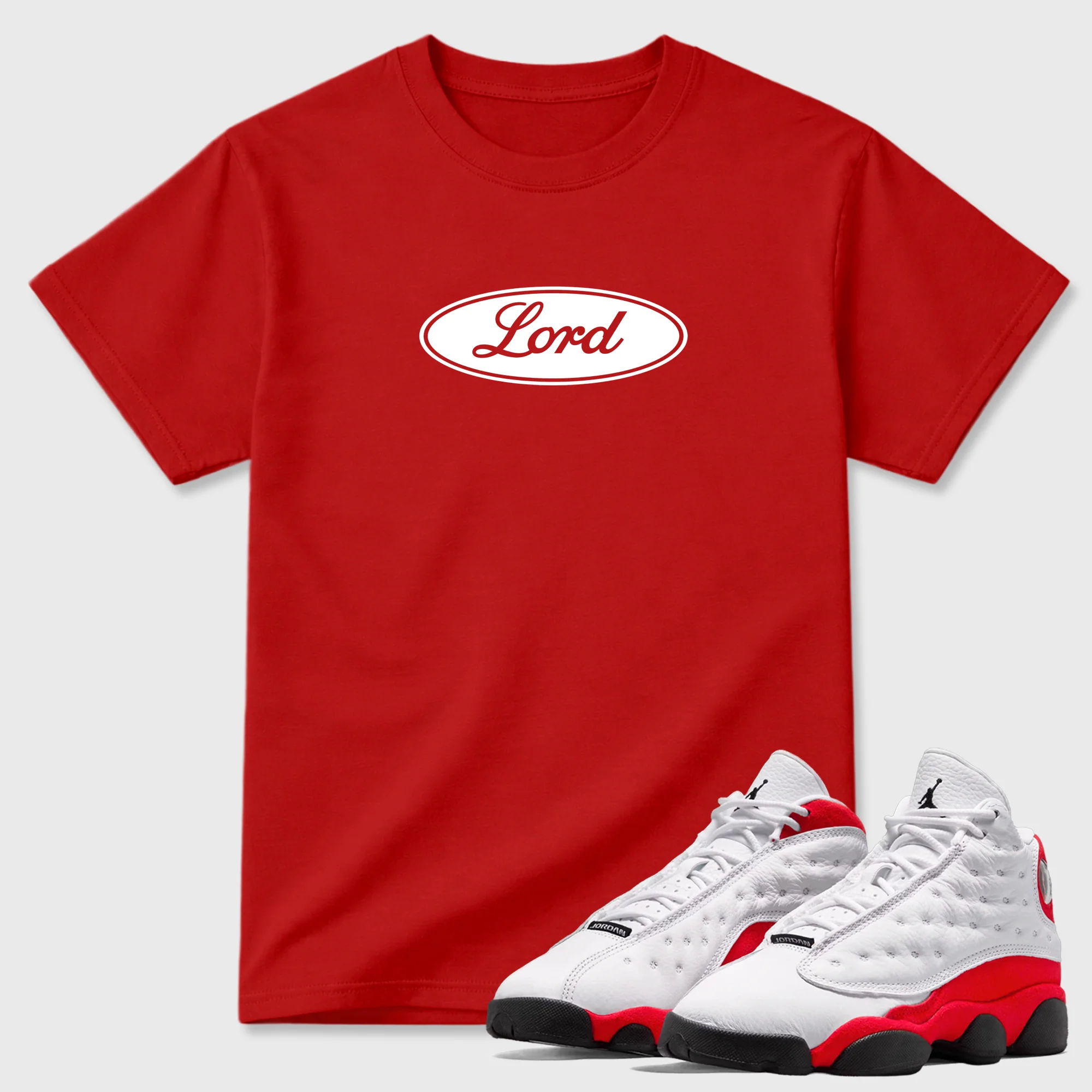 Lord Sneaker Tees - Air Jordan 13 University Red