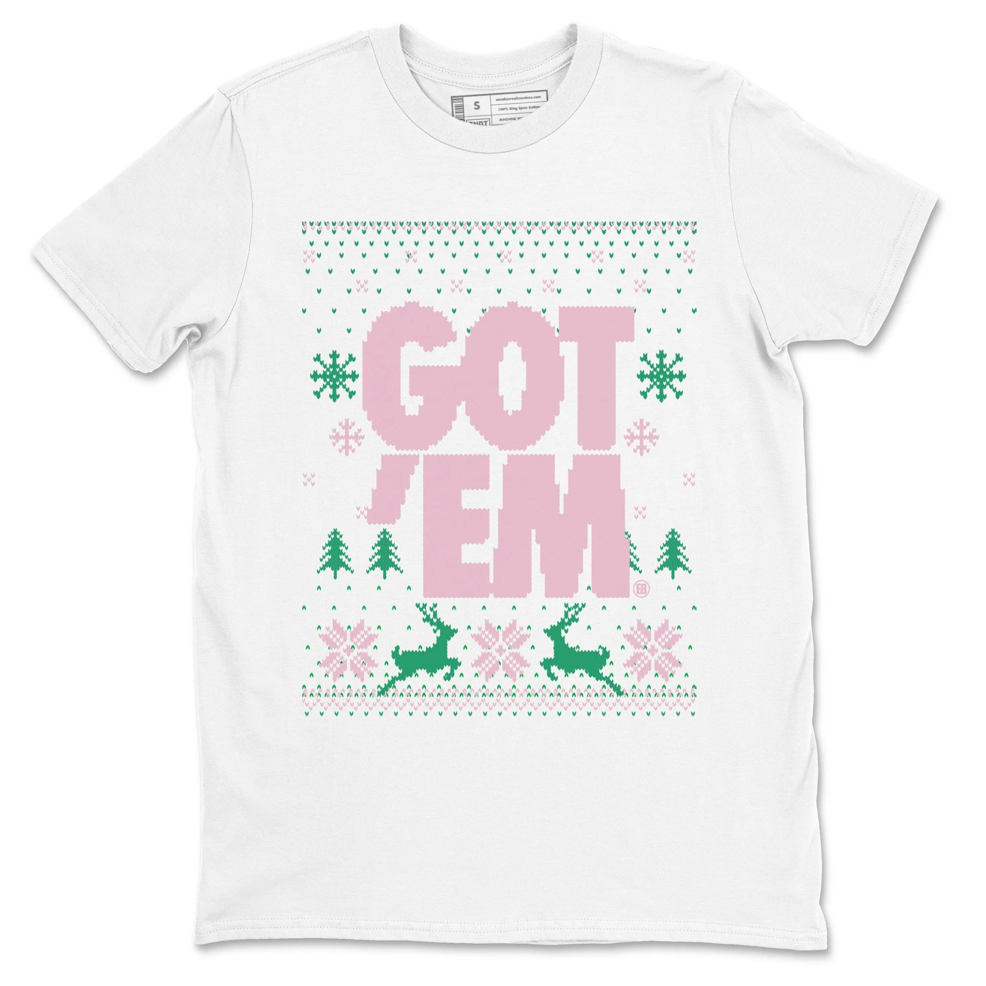 Got Em Ugly Sweater Sneaker Tees - Dunk Medium Soft Pink Malachite
