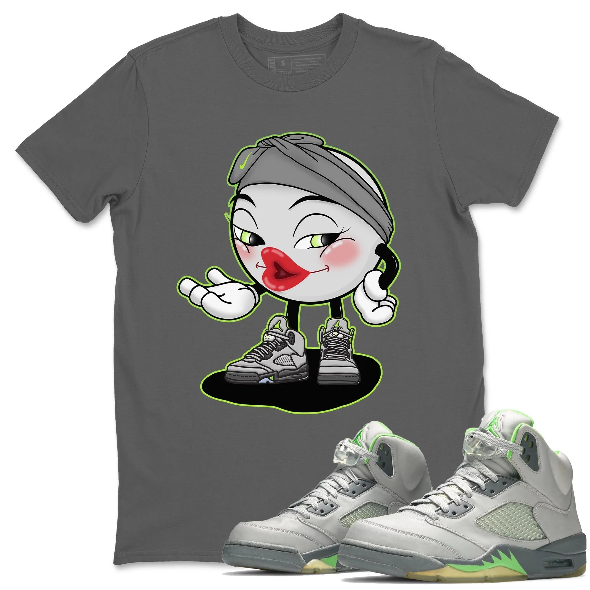 Sexy Chu Unisex Tops - Air Jordan 5 Green Bean