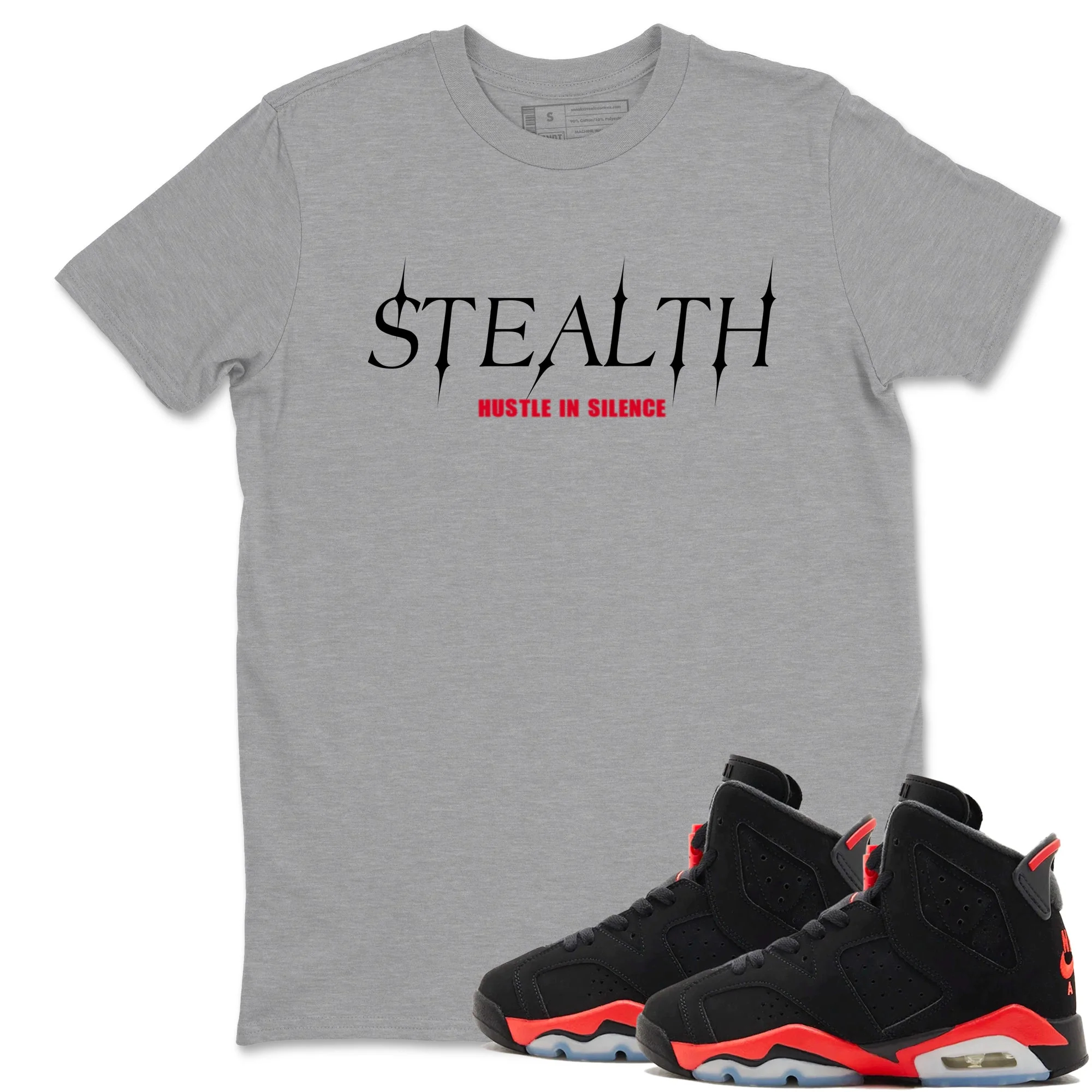 Stealth Sneaker Tees - Air Jordan 6 Reverse Infrared