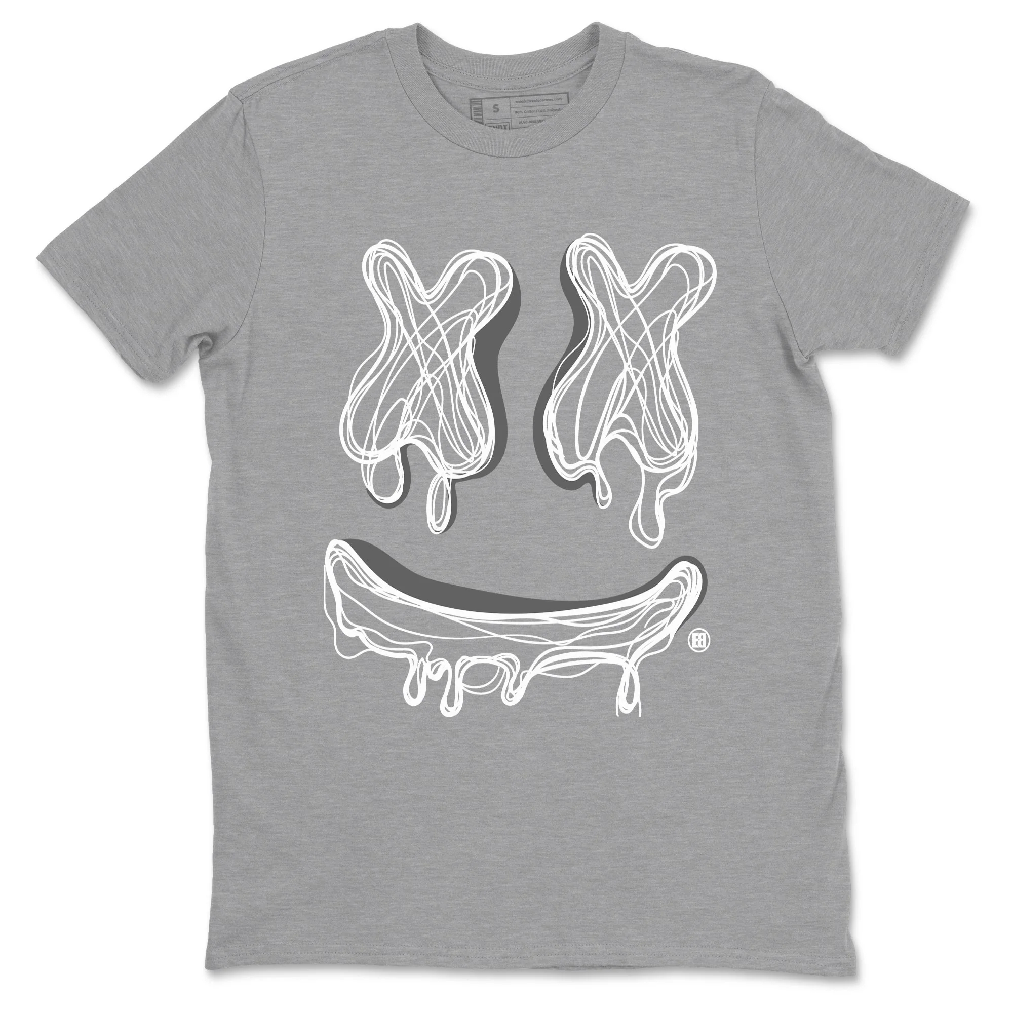 Smile Doodle Sneaker Tees - Air Jordan 9 Cool Grey