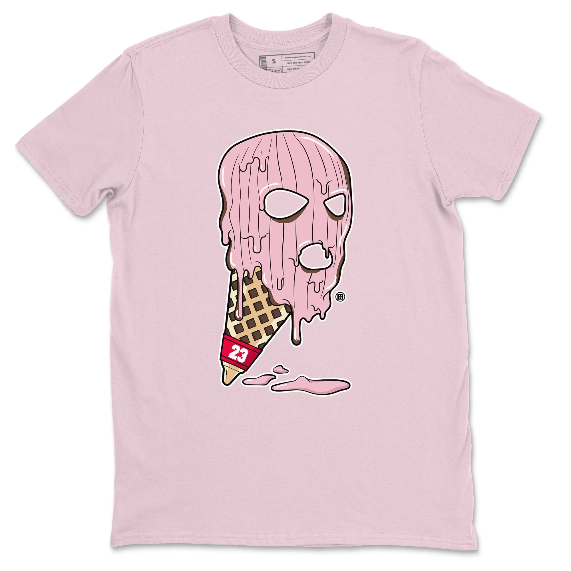 Ice Cream Mask Sneaker Tees - Dunk Cacao Wow And Pink Foam