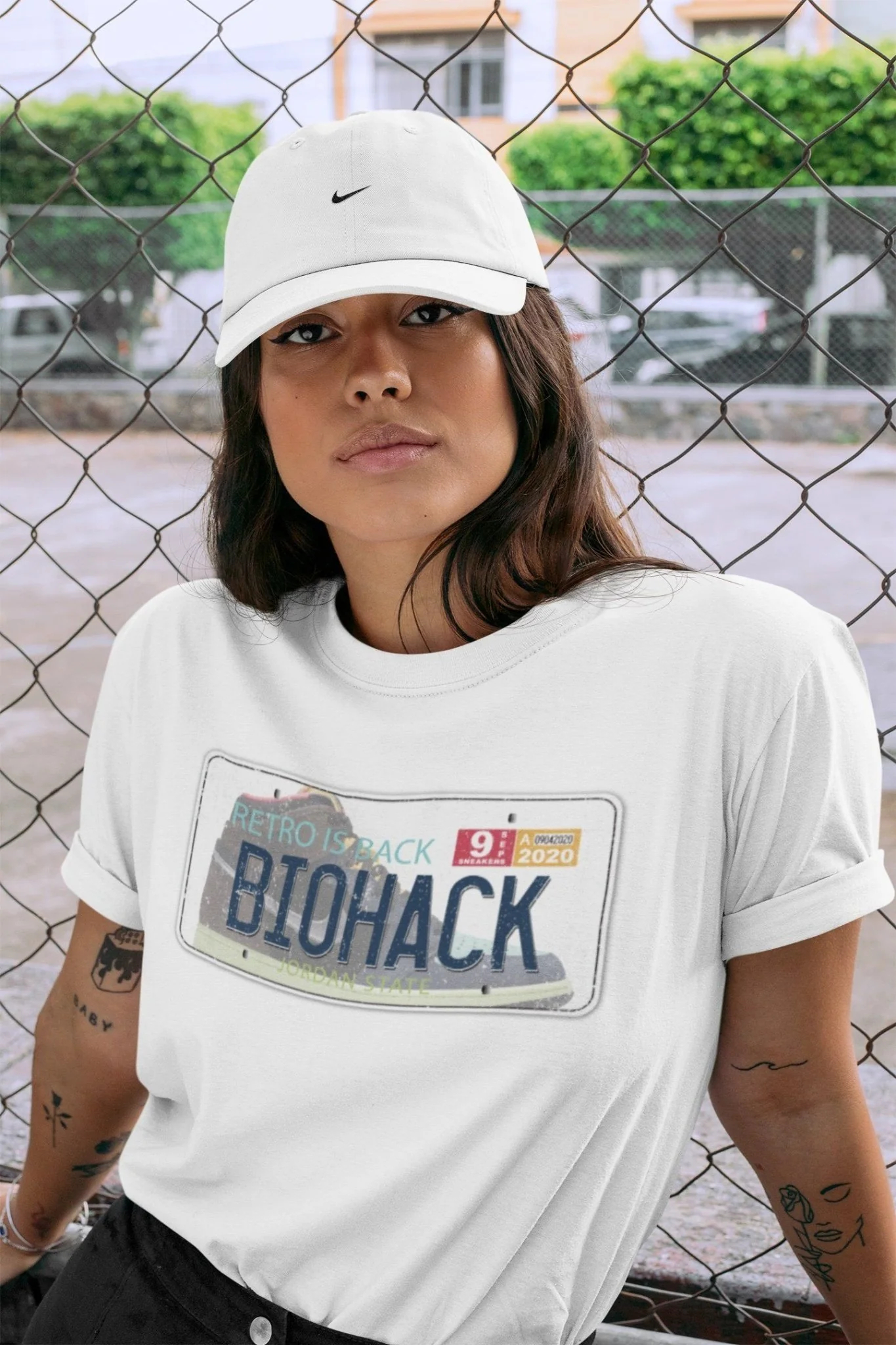 Air Jordan Plate Unisex Tops - Air Jordan 1 Bio Hack
