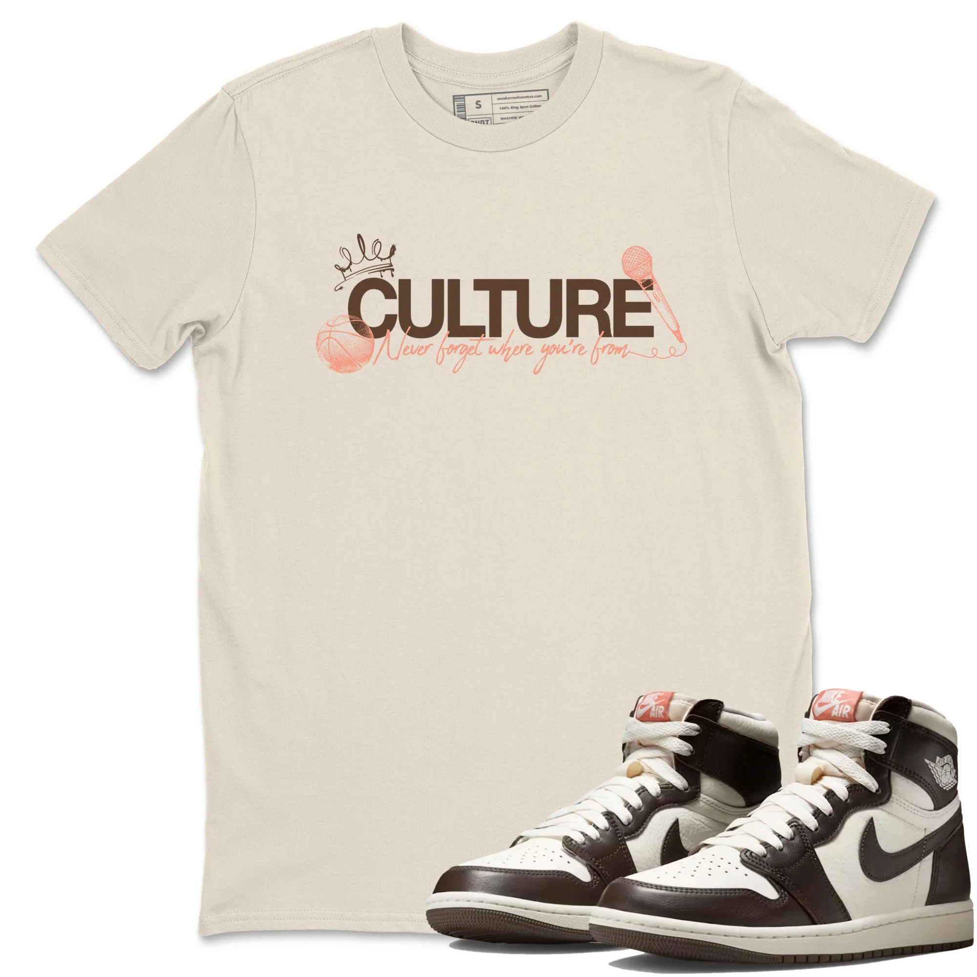 Culture Sneaker Tees - Air Jordan 1 Baroque Brown