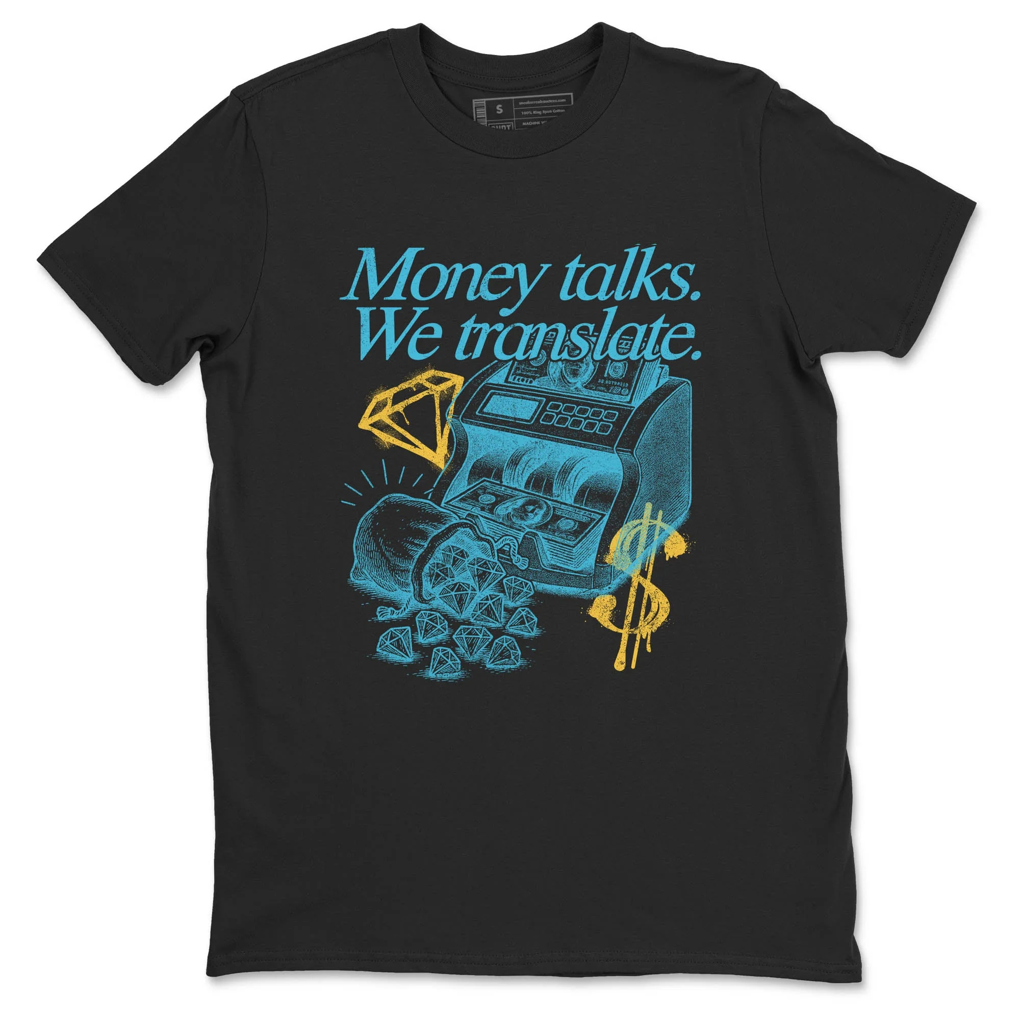 Money Talks We Translate Sneaker Tees - Air Jordan 11 Gamma