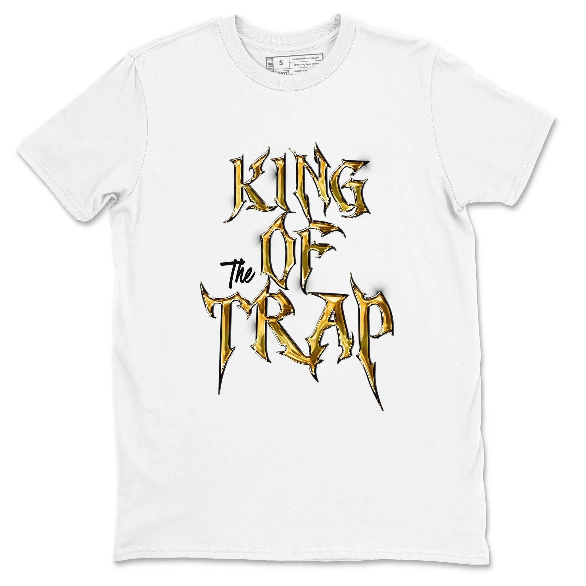 King Of The Trap Sneaker Tees - Air Jordan 1 Black Metallic Gold