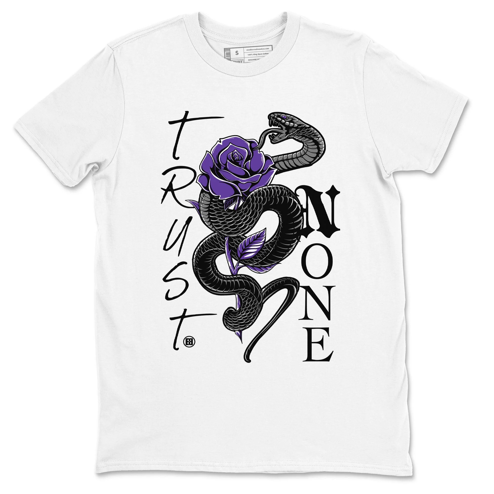 Trust None Sneaker Tees - Dunk Low Court Purple