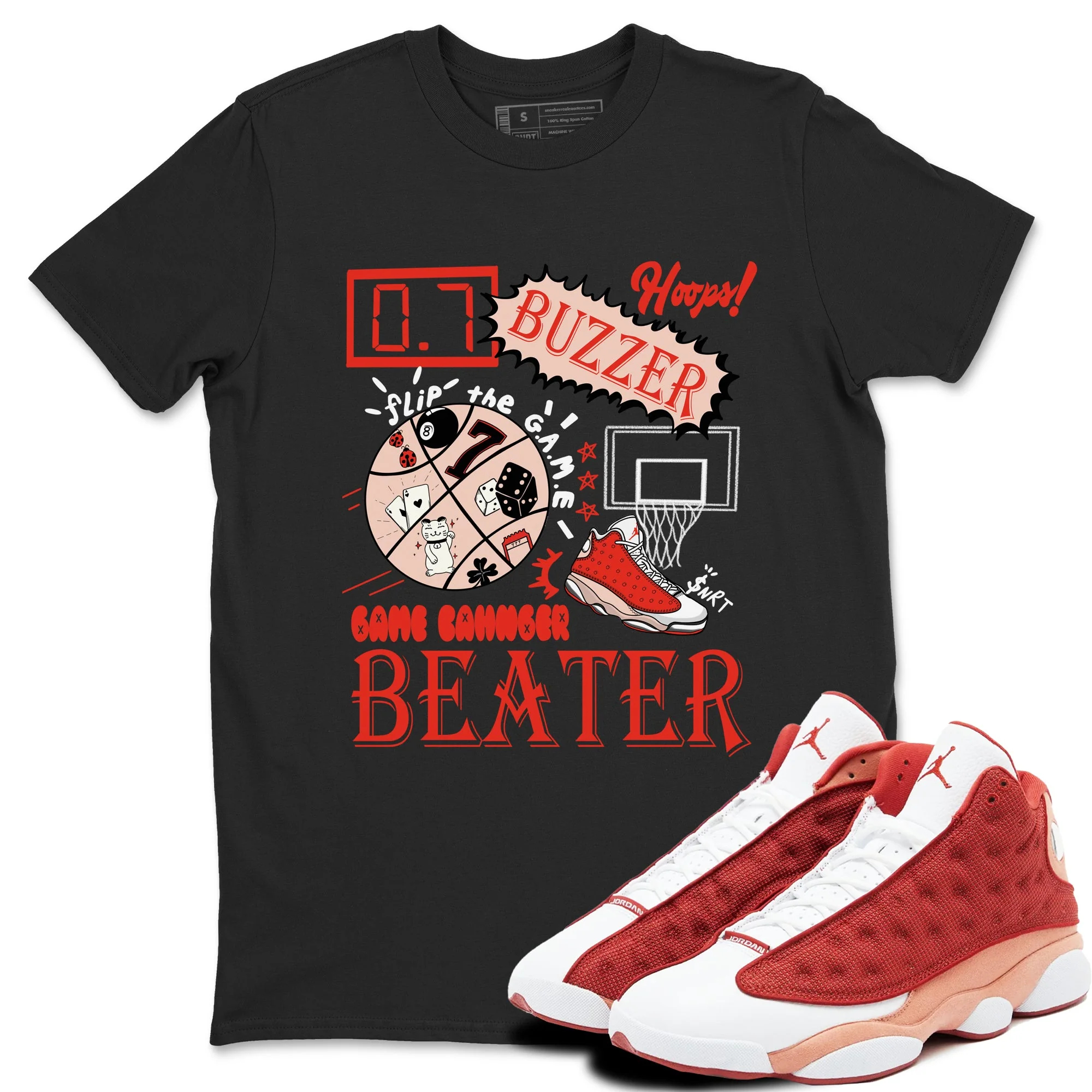 Game Changer Sneaker Tees - Air Jordan 13 Dune Red