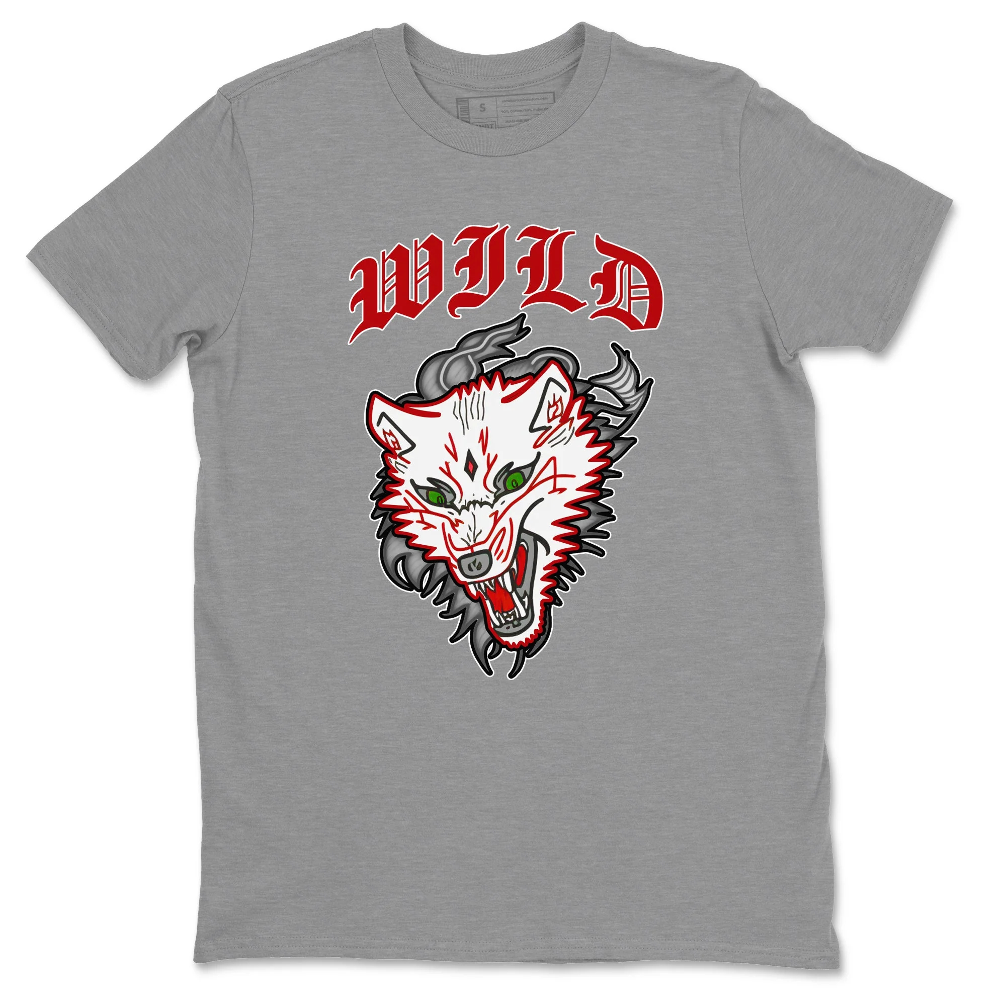 Wild Animal Unisex Tops - Air Jordan 13 Wolf Grey