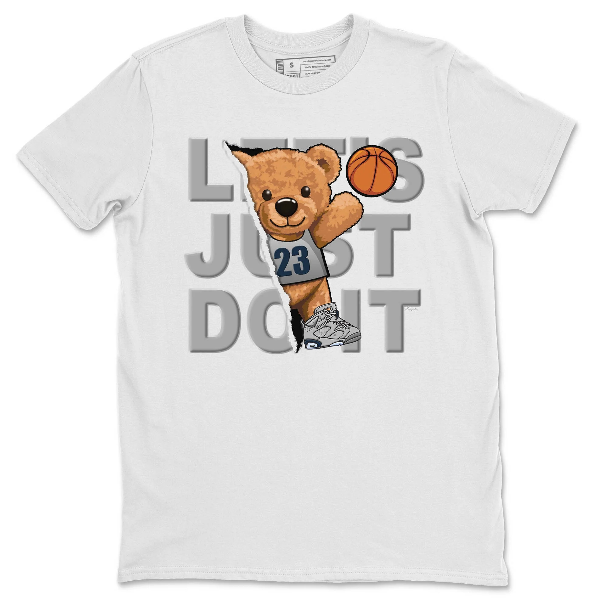 Rip Out Bear Unisex Tops - Air Jordan 6 Georgetown