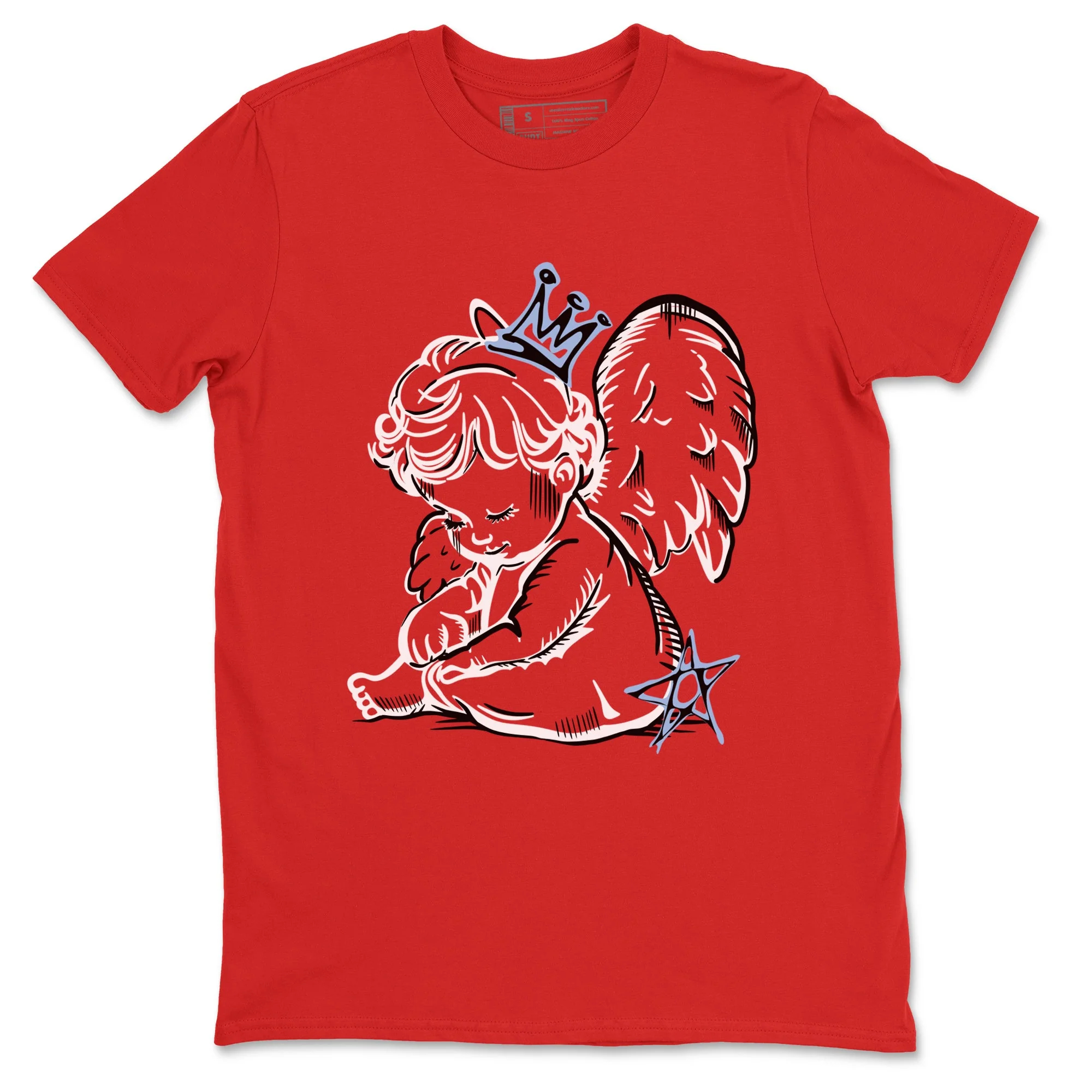 Neon Angel Sneaker Tees - Air Jordan 6 Fire Red