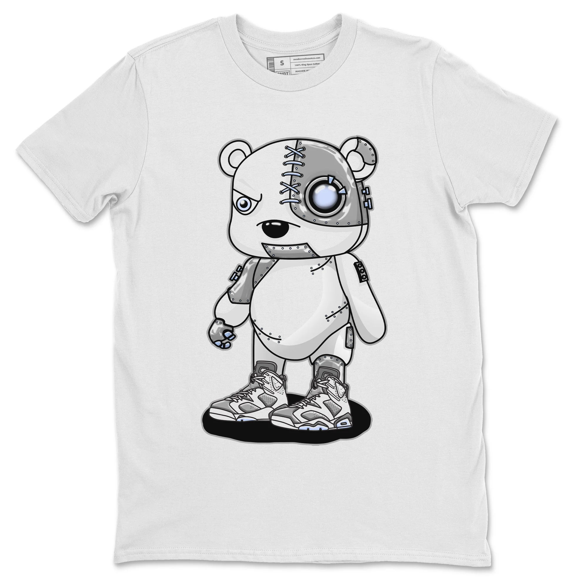 Cyborg Bear Unisex Tops - Air Jordan 6 Cool Grey