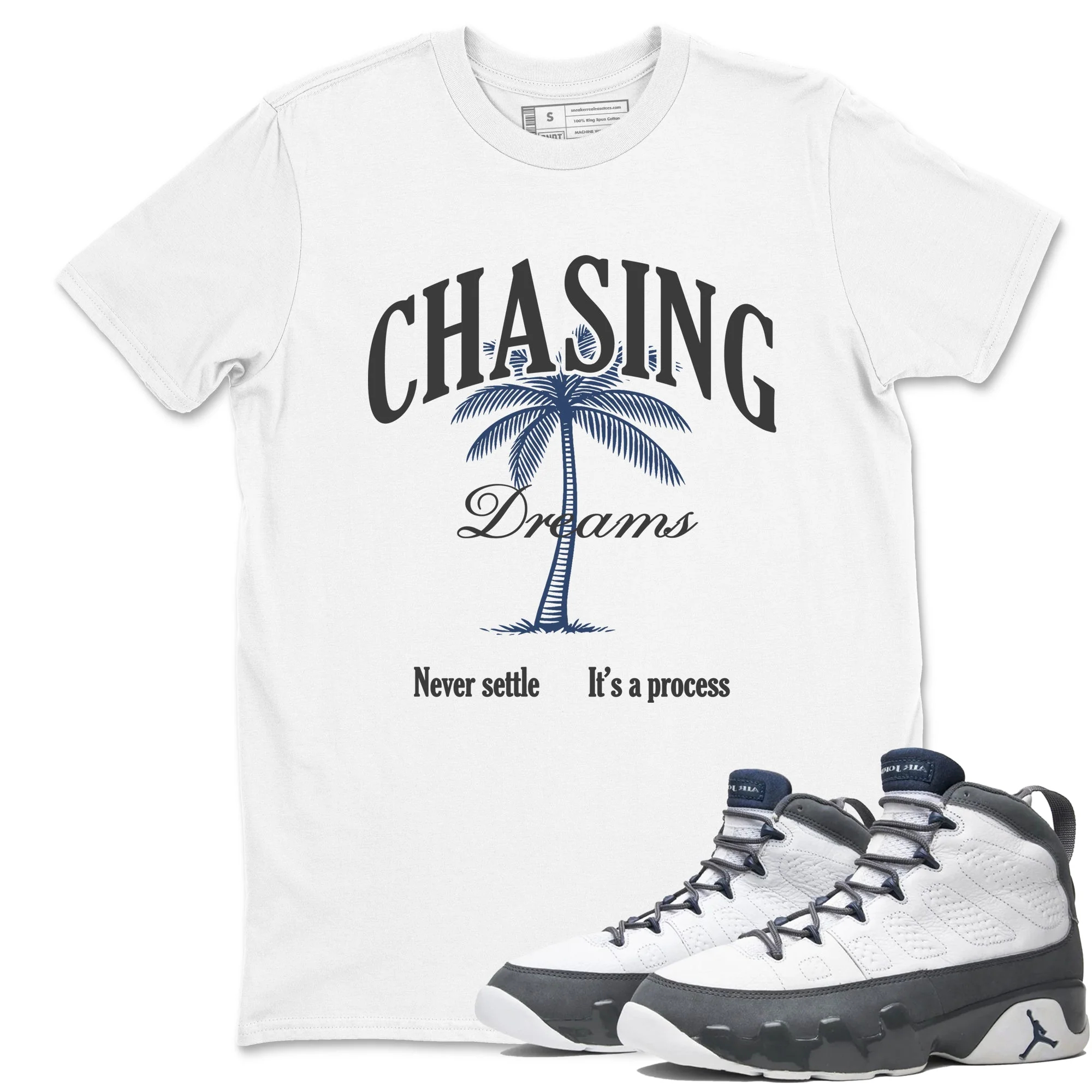 Chasing Dreams Sneaker Tees - Air Jordan 9 Flint Grey