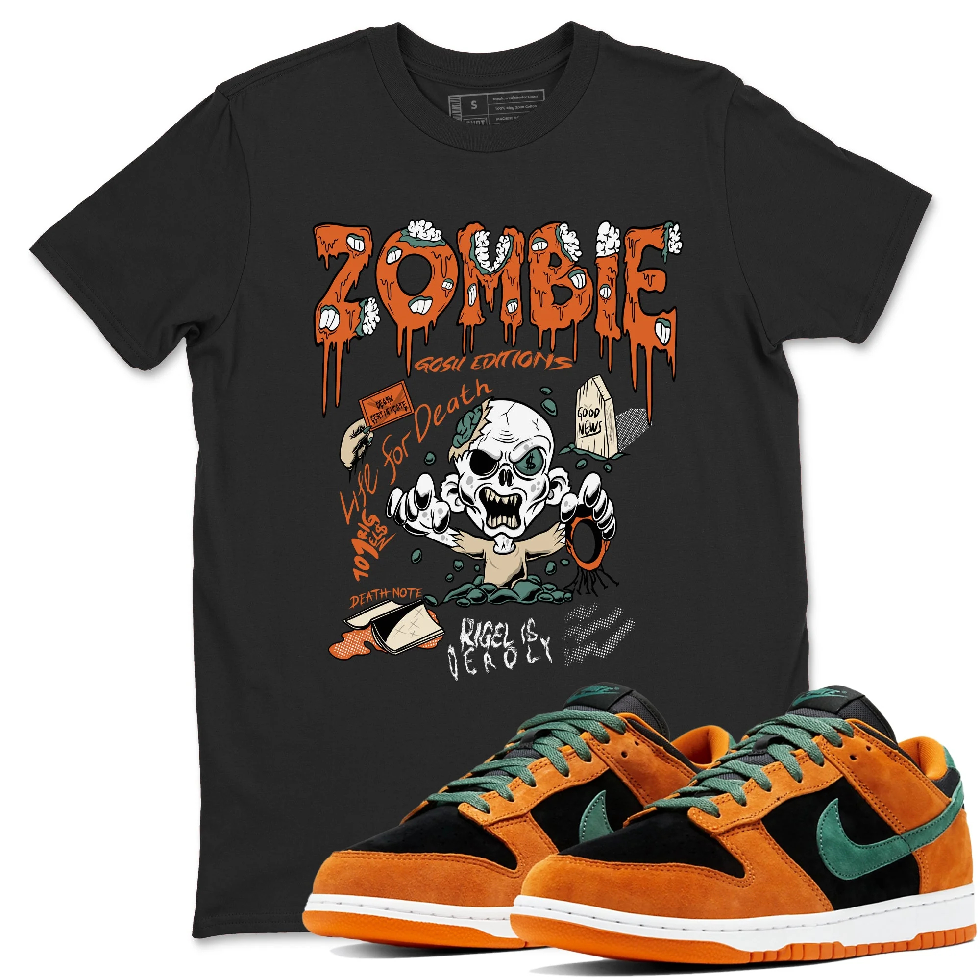 Zombie Grave Sneaker Tees - Dunk Ceramic