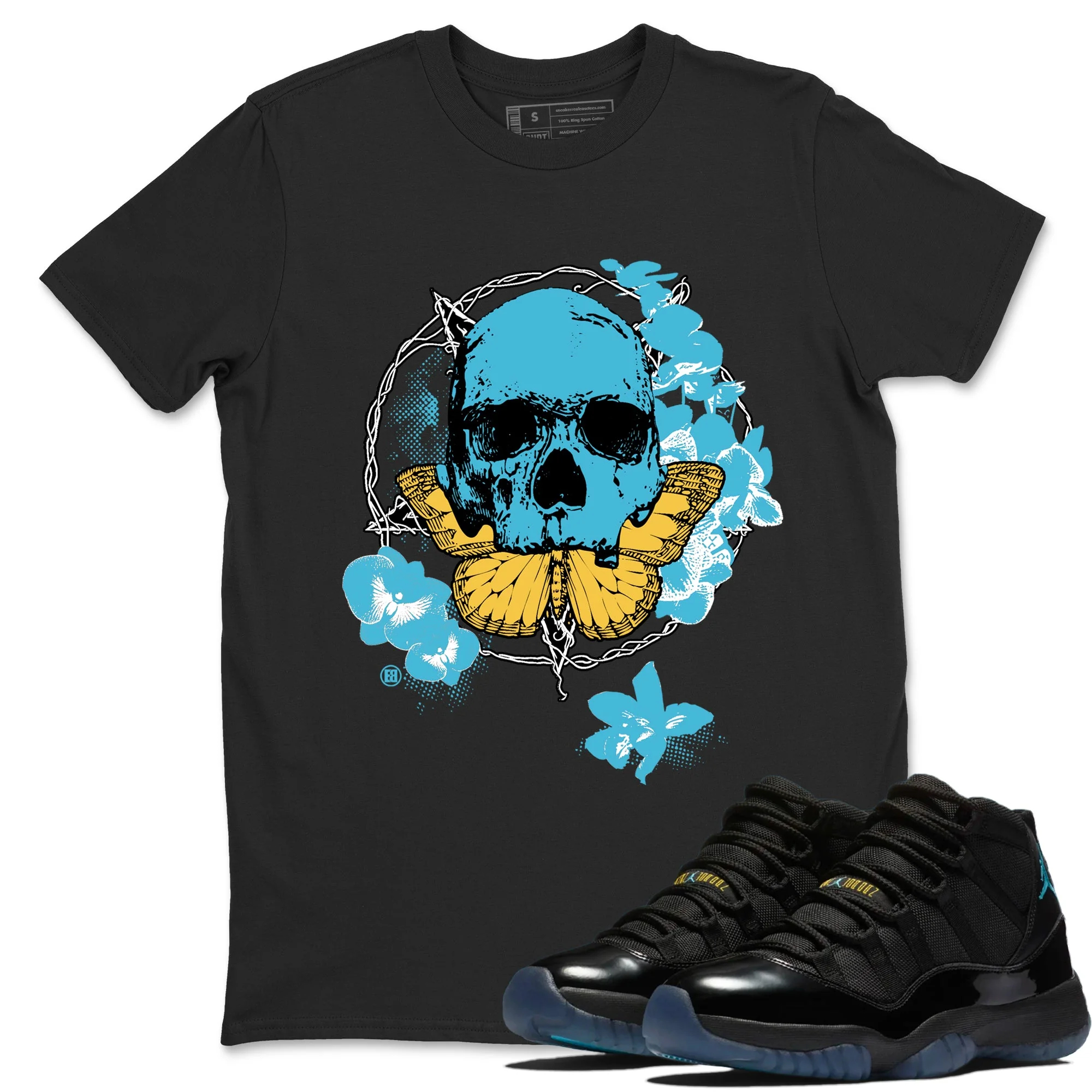 Carpe Diem Skull Sneaker Tees - Air Jordan 11 Gamma