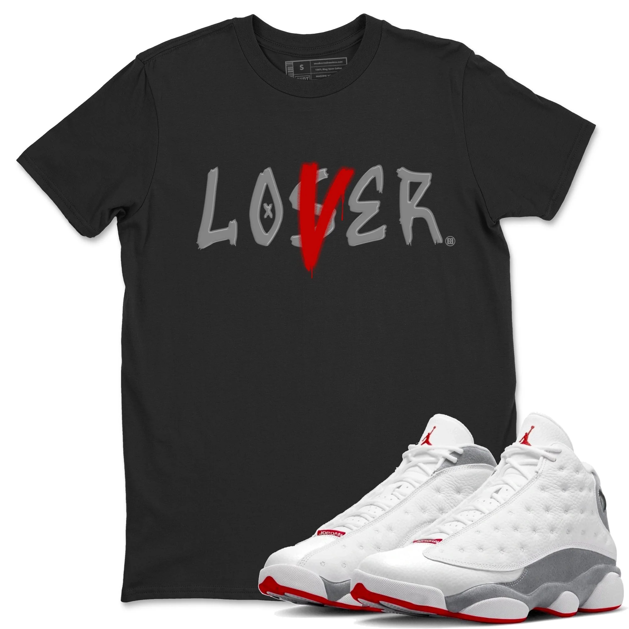 Loser Lover Unisex Tops - Air Jordan 13 Wolf Grey