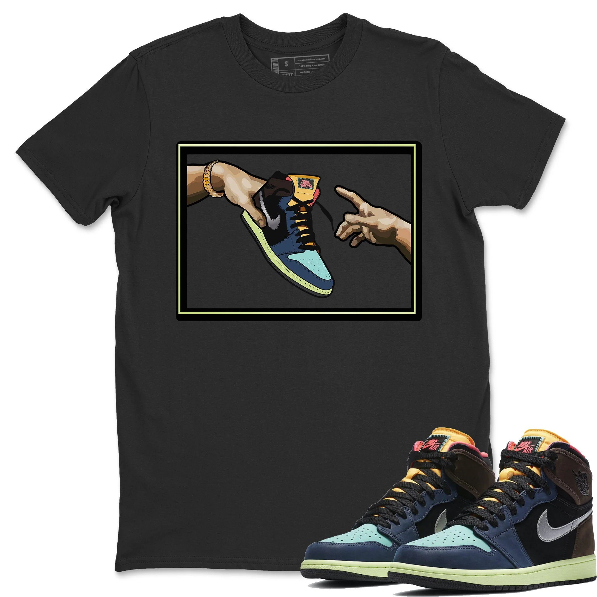 Adam's Creation Unisex Tops - Air Jordan 1 Bio Hack