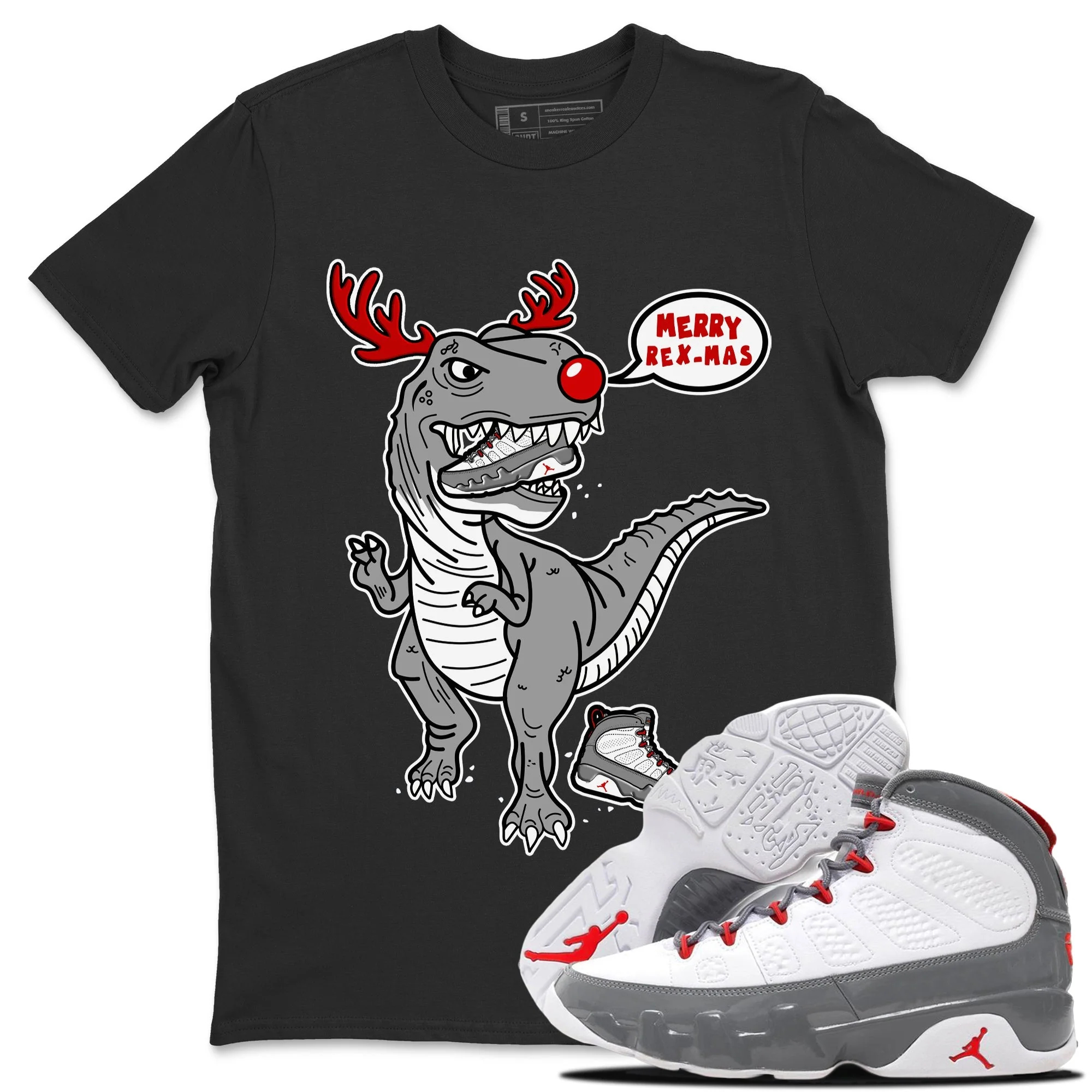 Hungry Dino Unisex Tops - Air Jordan 9 Fire Red