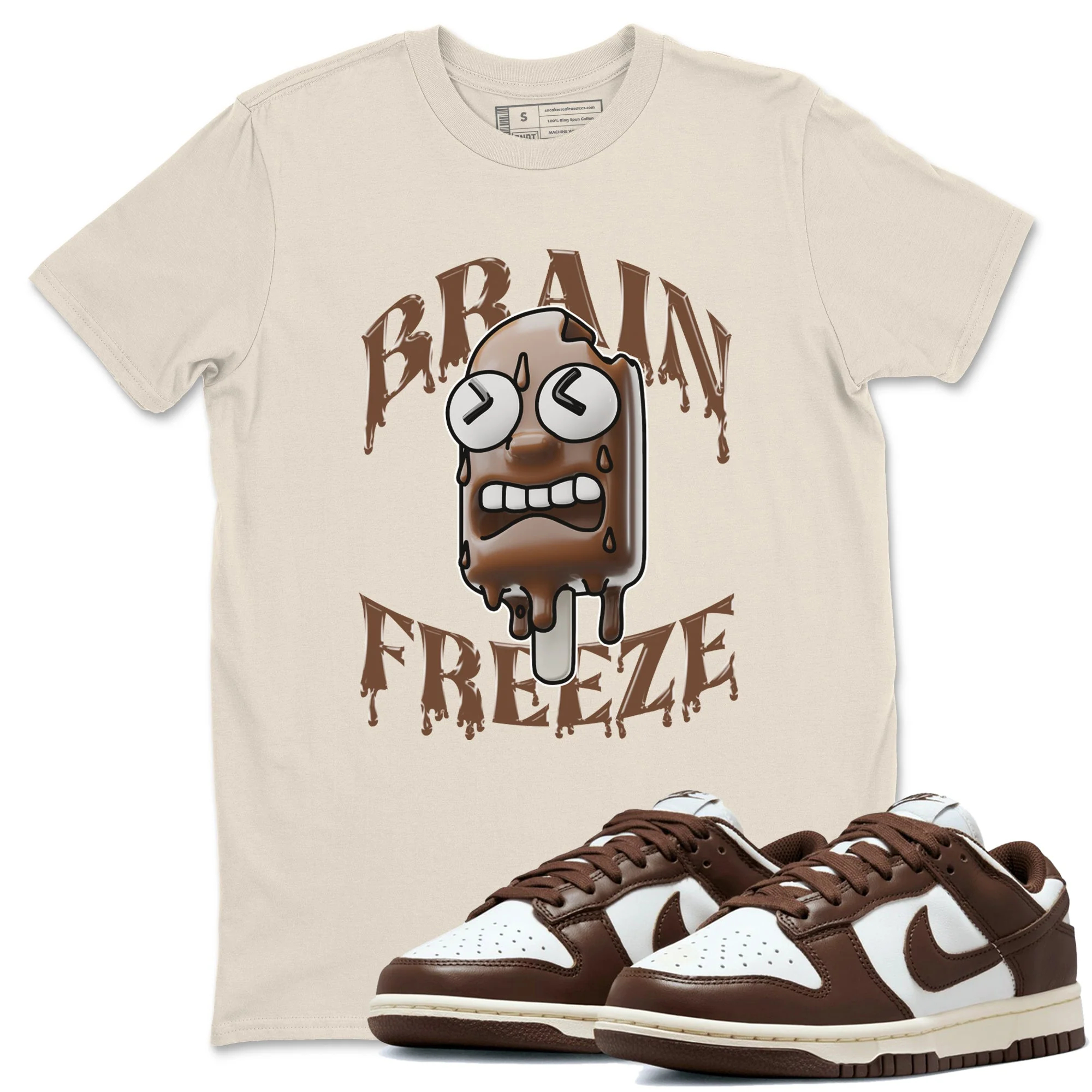 Brain Freeze Sneaker Tee - Dunk Cacao Wow