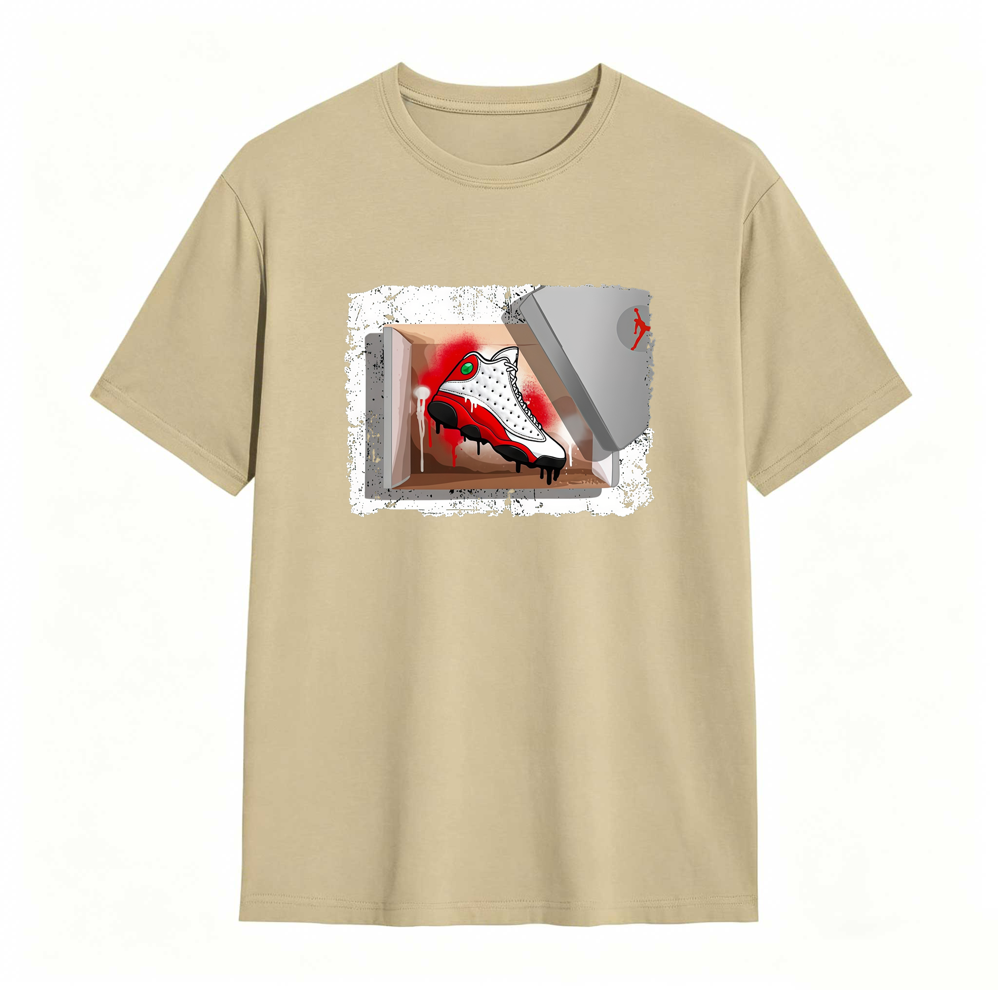 New Kicks Sneaker Tees - Match Air Jordan 13 University Red