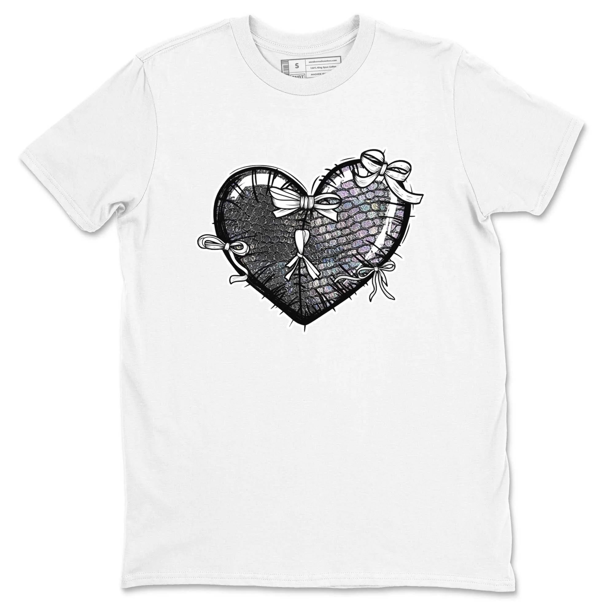Heart With Ribbons Sneaker Tees - Air Jordan 11 Year Of The Snake