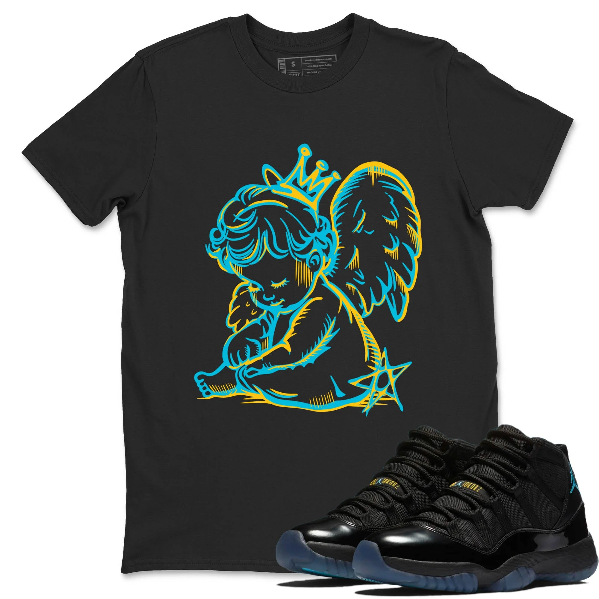 Neon Angel Sneaker Tees - Air Jordan 11 Gamma