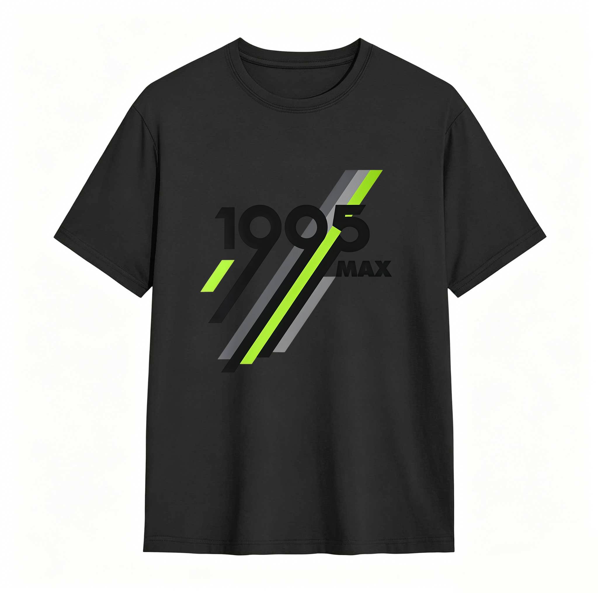 Air Max Black Neon Green Sneaker Shoe Match T-shirt Shirt Summer Jersey Short Sleeve Tee Unisex Softstyle T-Shirt