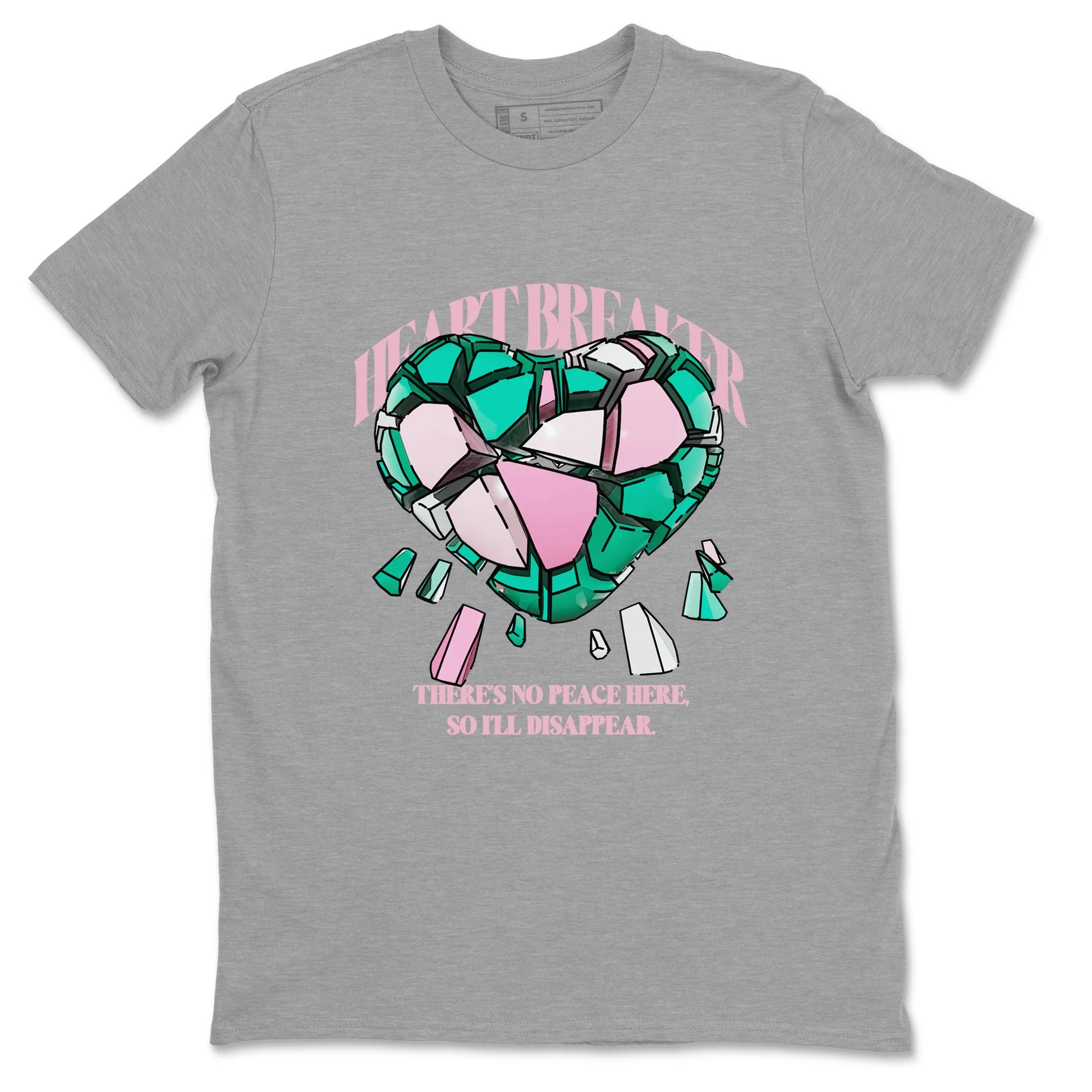 Heart Breaker Sneaker Tees - Dunk Medium Soft Pink Malachite