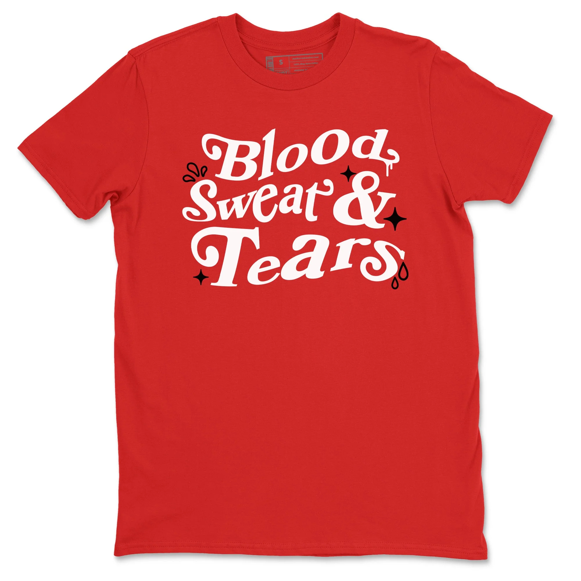 Blood Sweat Tears Sneaker Tees - Air Jordan 6 Fire Red