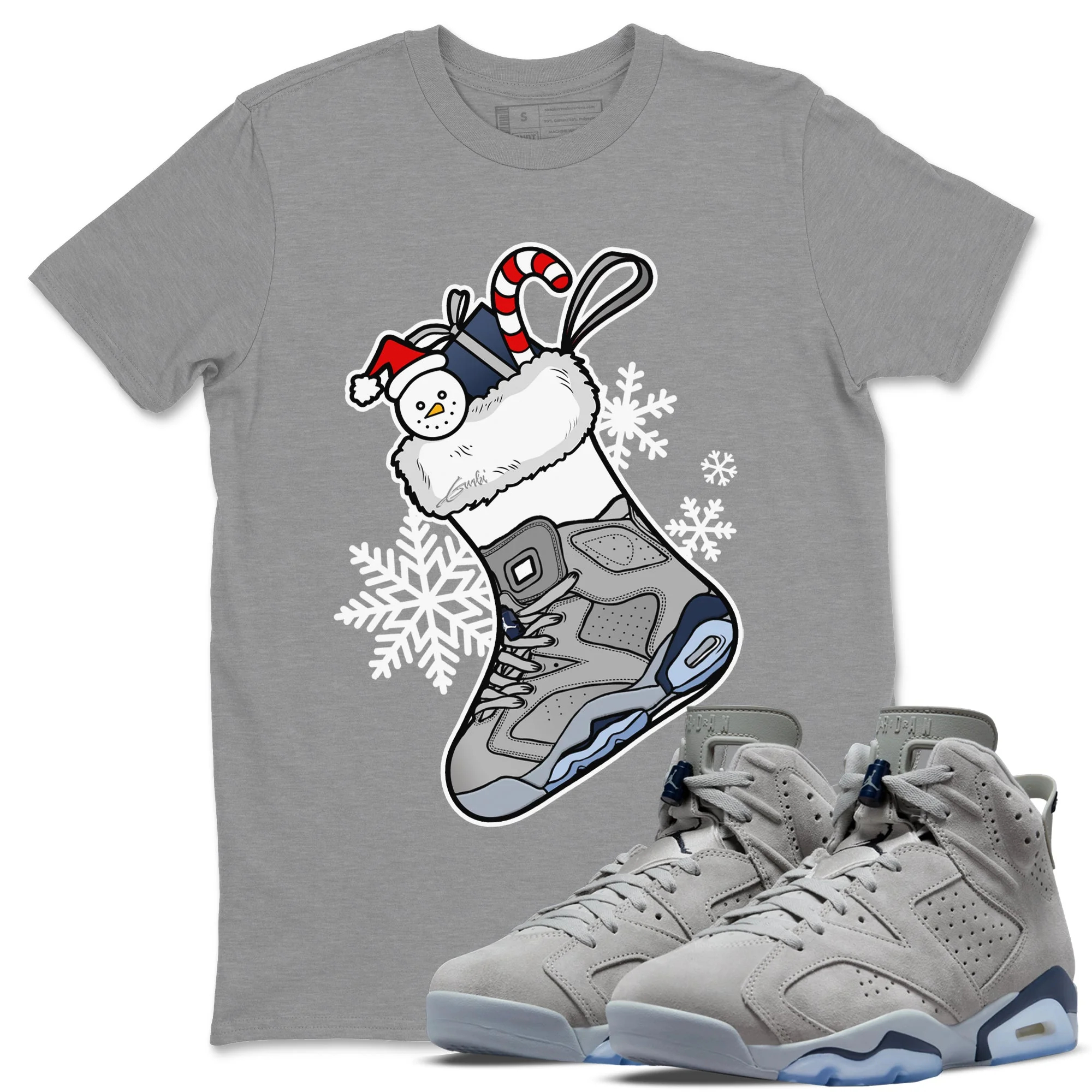 Sneaker Stocking Unisex Tops - Air Jordan 6 Georgetown
