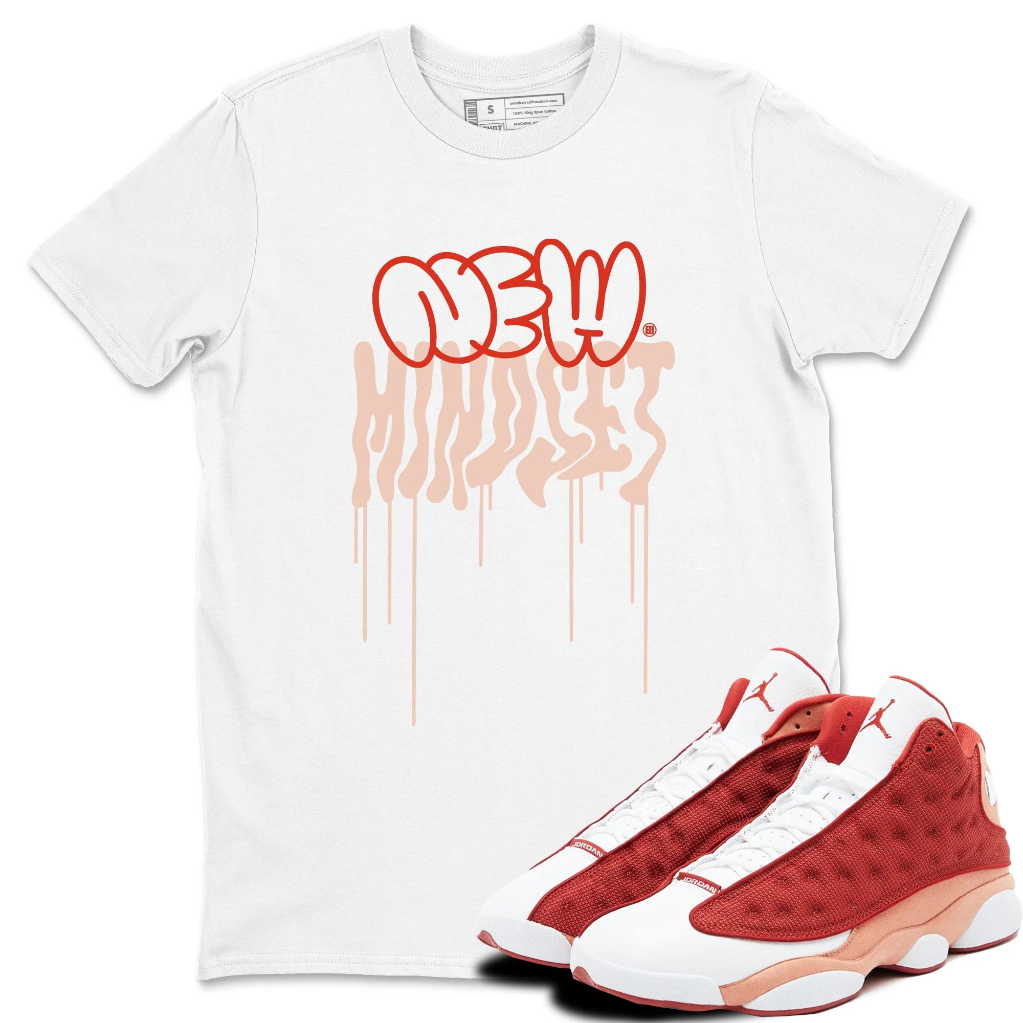 New Mindset Sneaker Tees - Air Jordan 13 Dune Red