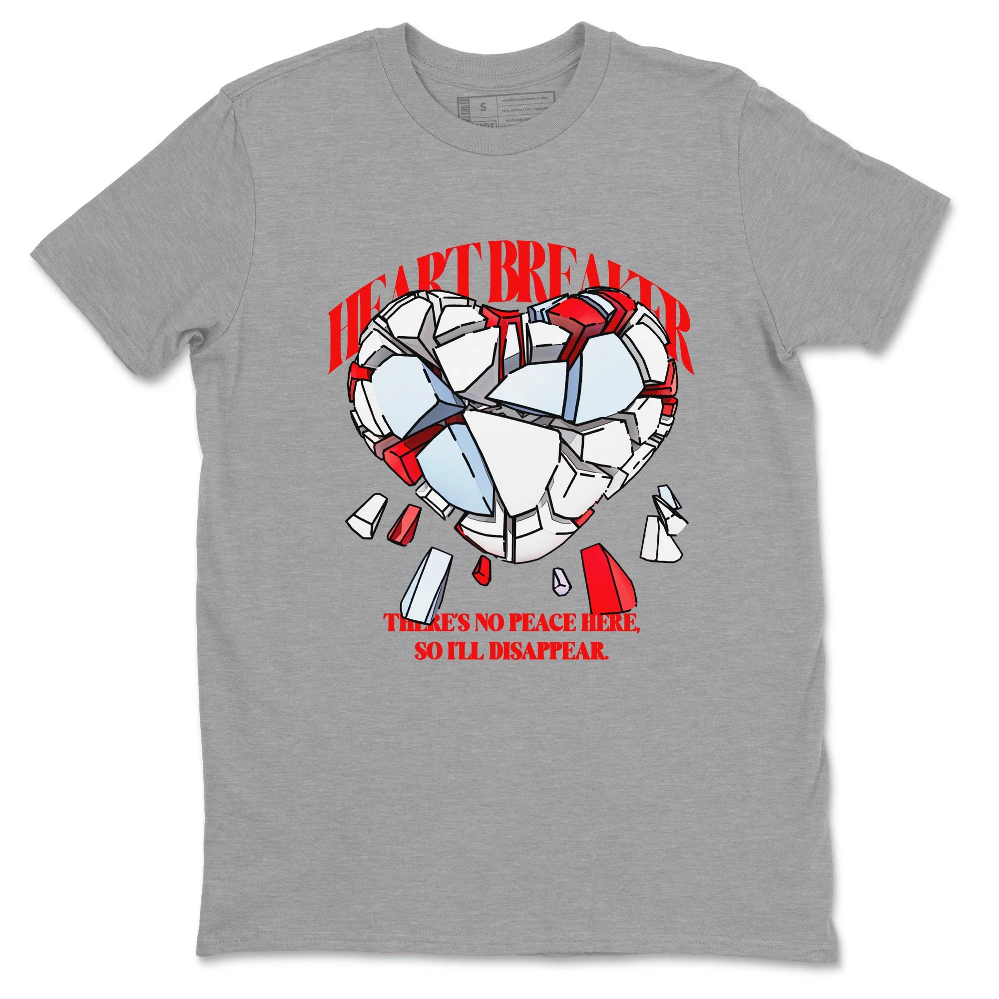 Heart Breaker Sneaker Tees - Air Jordan 6 Fire Red