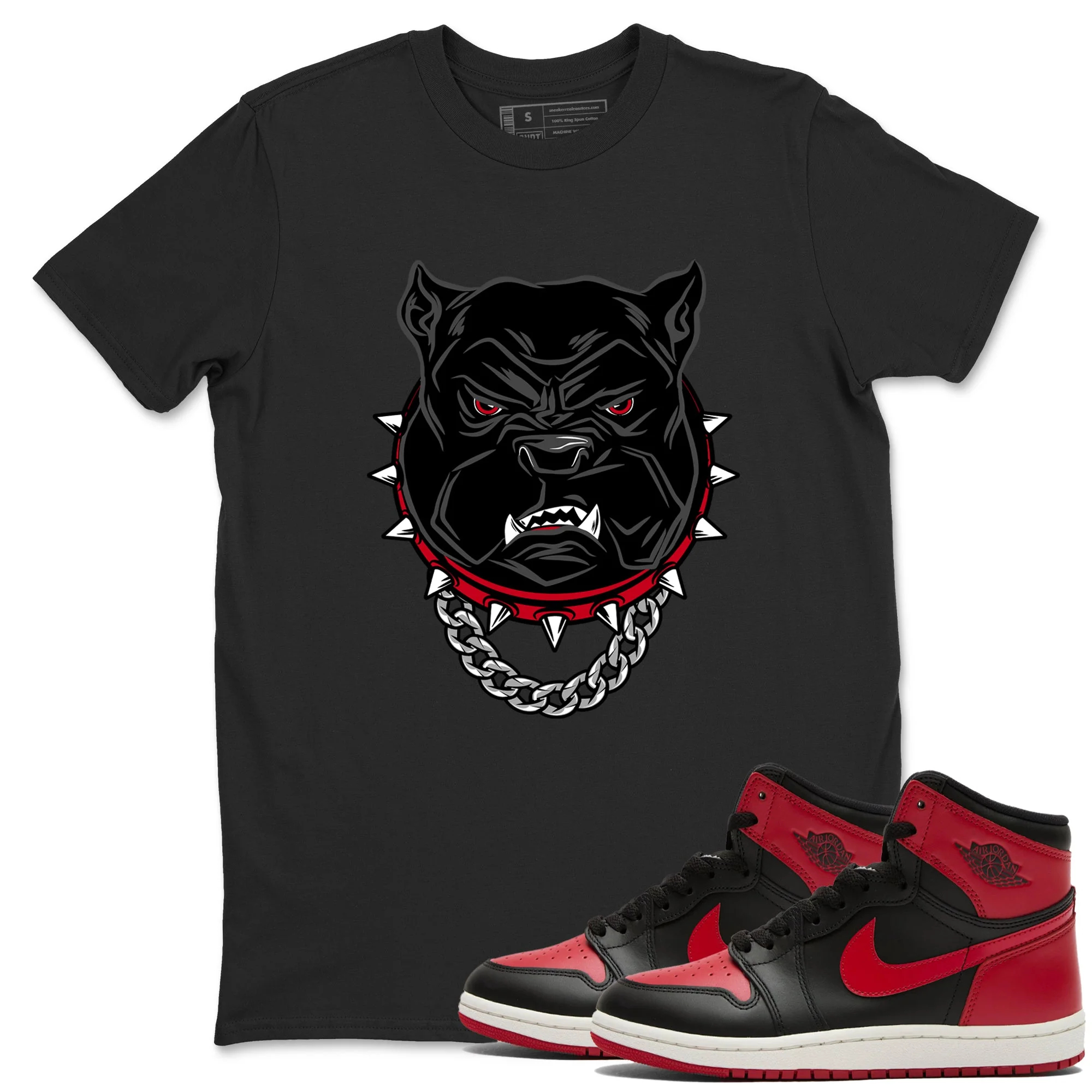 Angry Bulldog Sneaker Tees - Air Jordan 1 '85 Bred