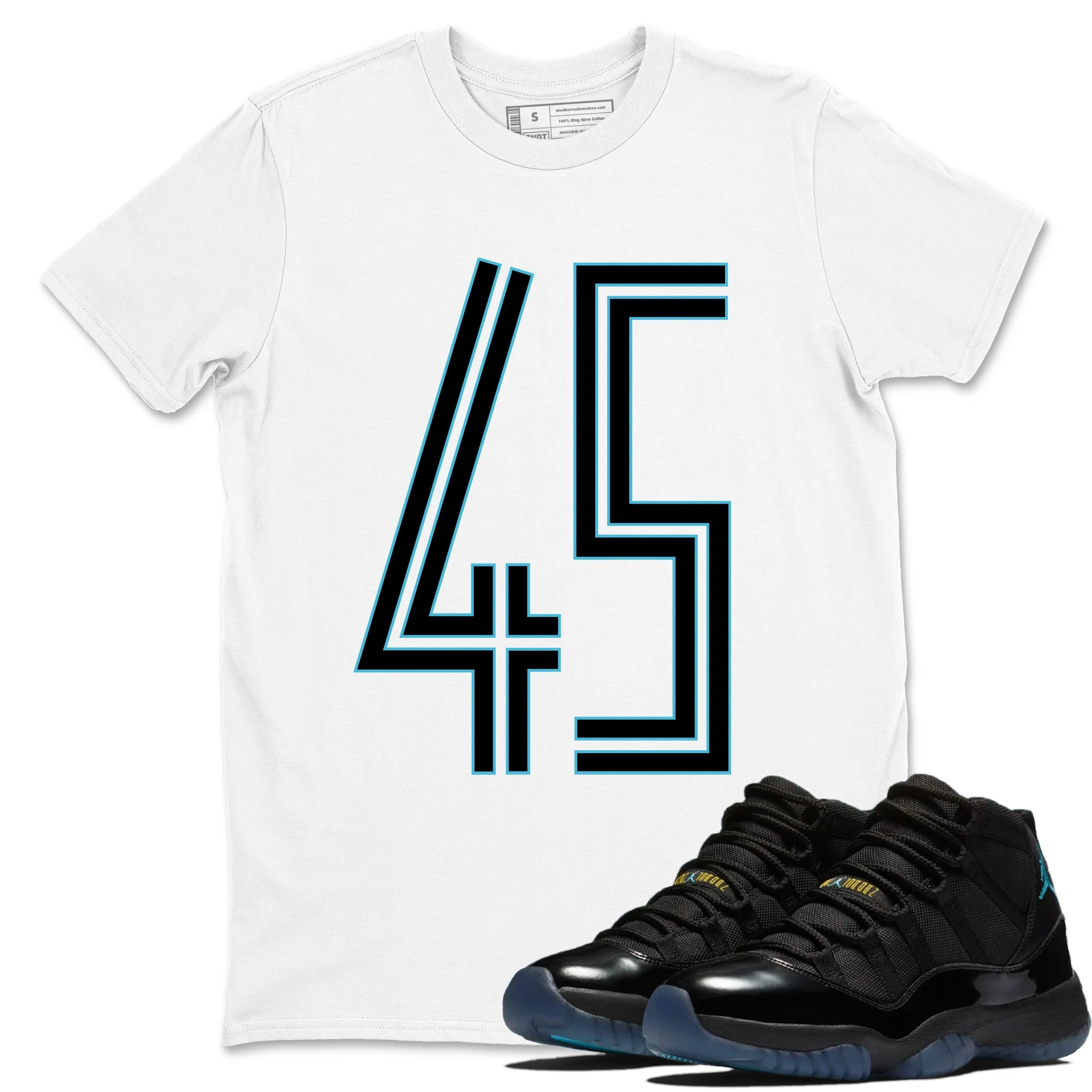 Number 45 Sneaker Tees - Air Jordan 11 Gamma