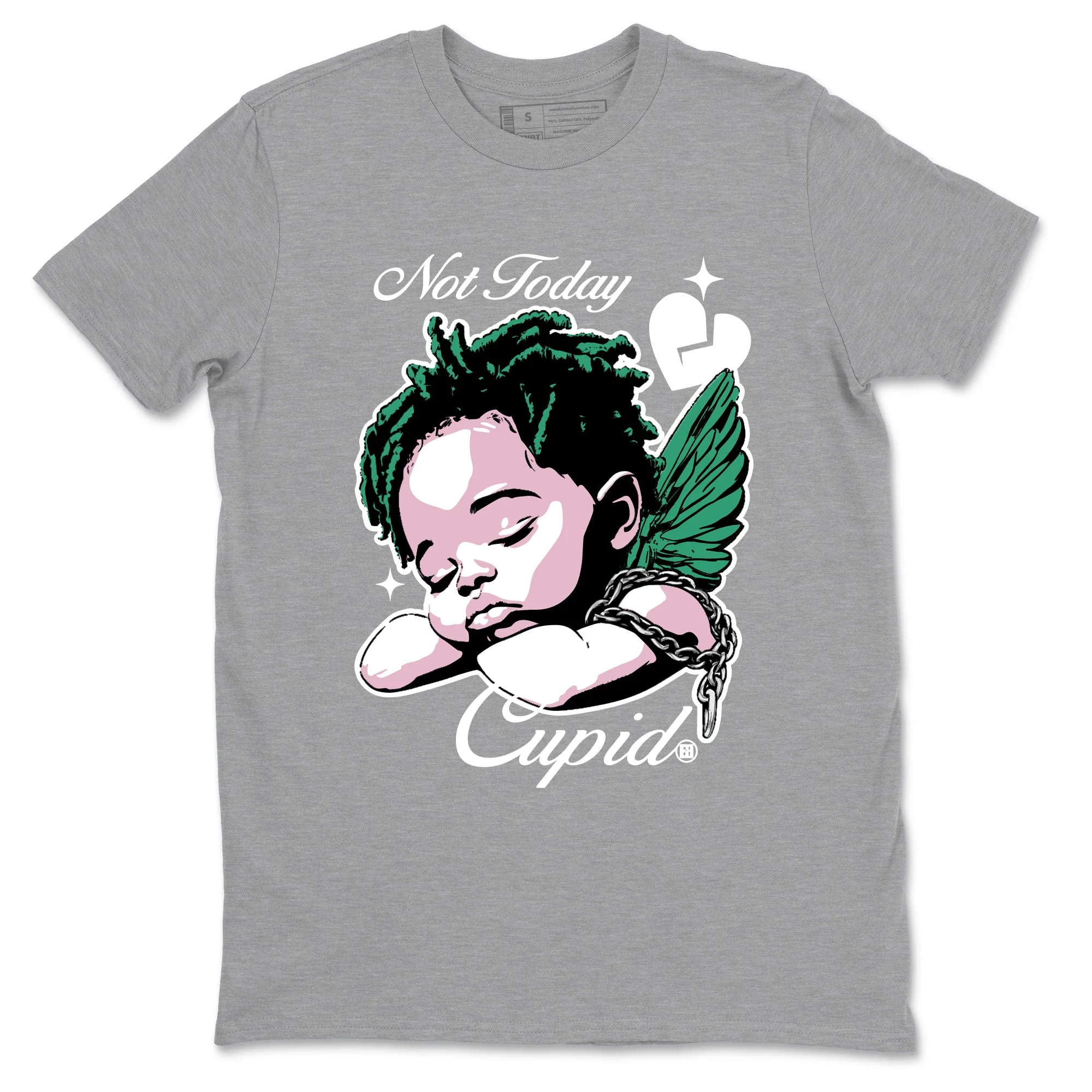 Not Today Cupid Sneaker Tees - Dunk Medium Soft Pink Malachite