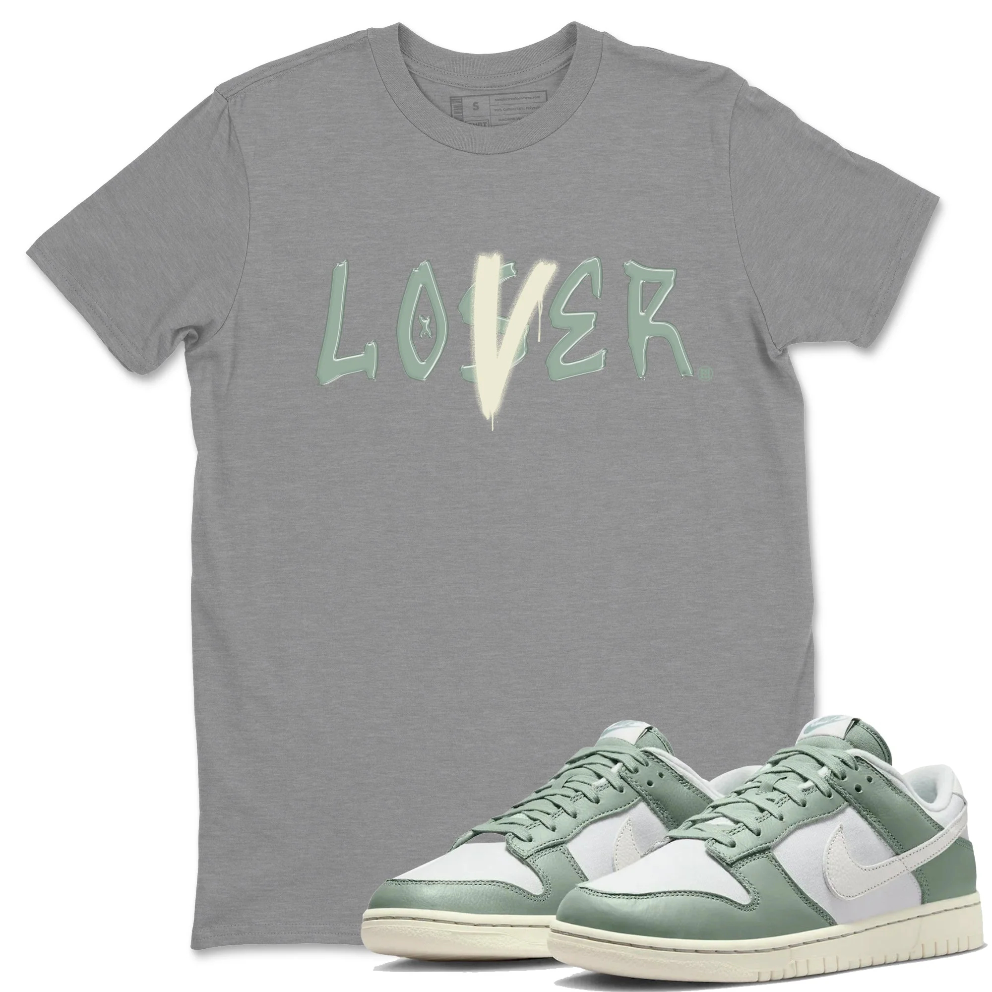 Loser Lover Unisex Tops - Dunk Mica Green
