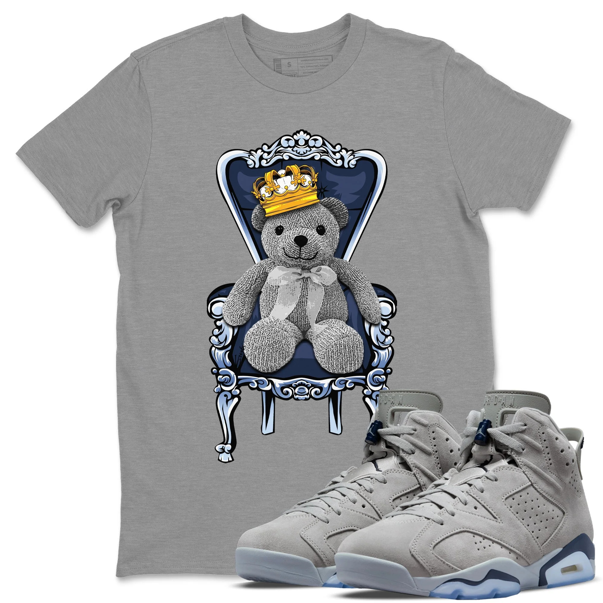 Royal Bear Unisex Tops - Air Jordan 6 Georgetown