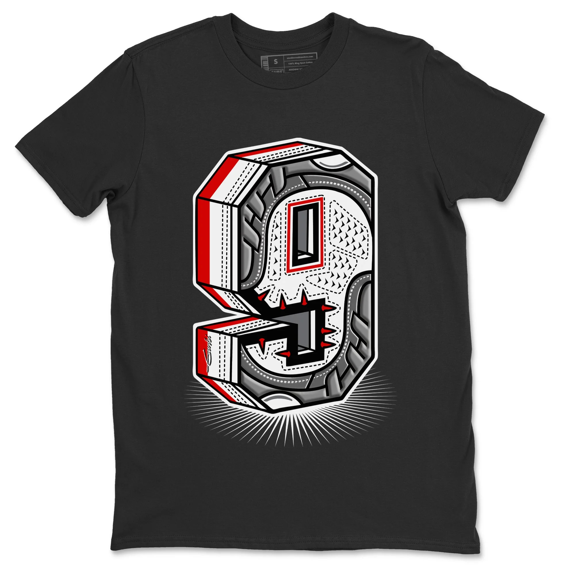 Nine Statue Unisex Tops - Air Jordan 9 Fire Red