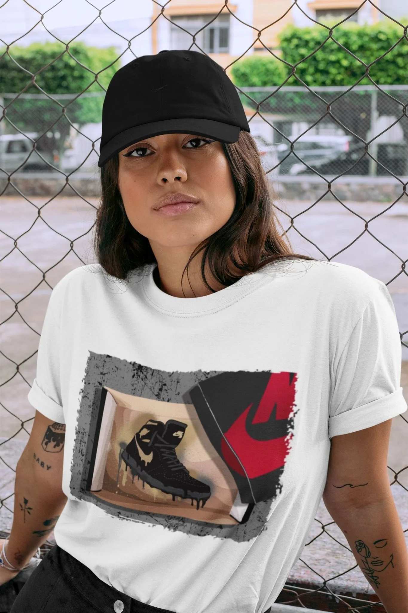 New Kicks Unisex Tops - Air Jordan 1 Black Metallic Gold