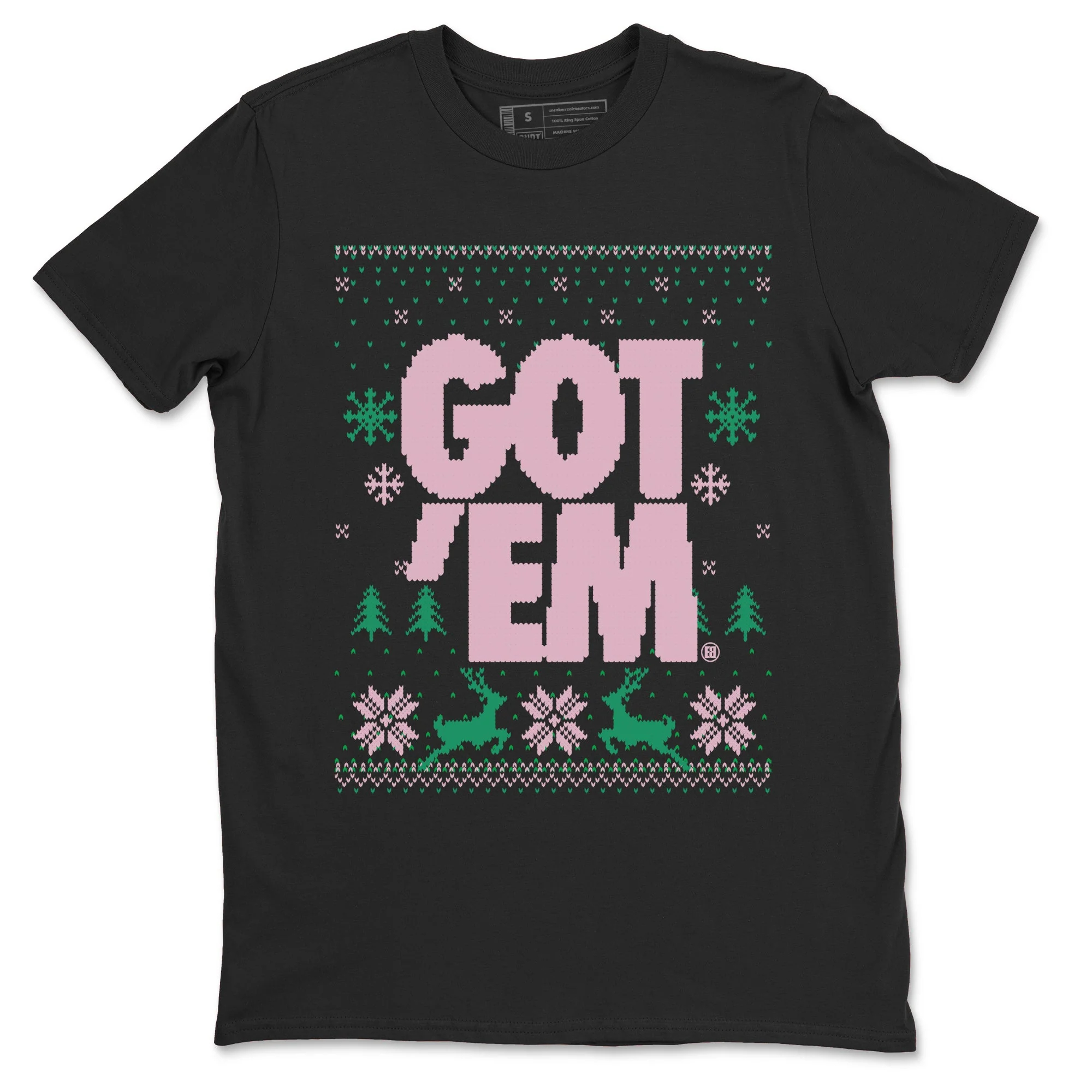 Got Em Ugly Sweater Sneaker Tees - Dunk Medium Soft Pink Malachite