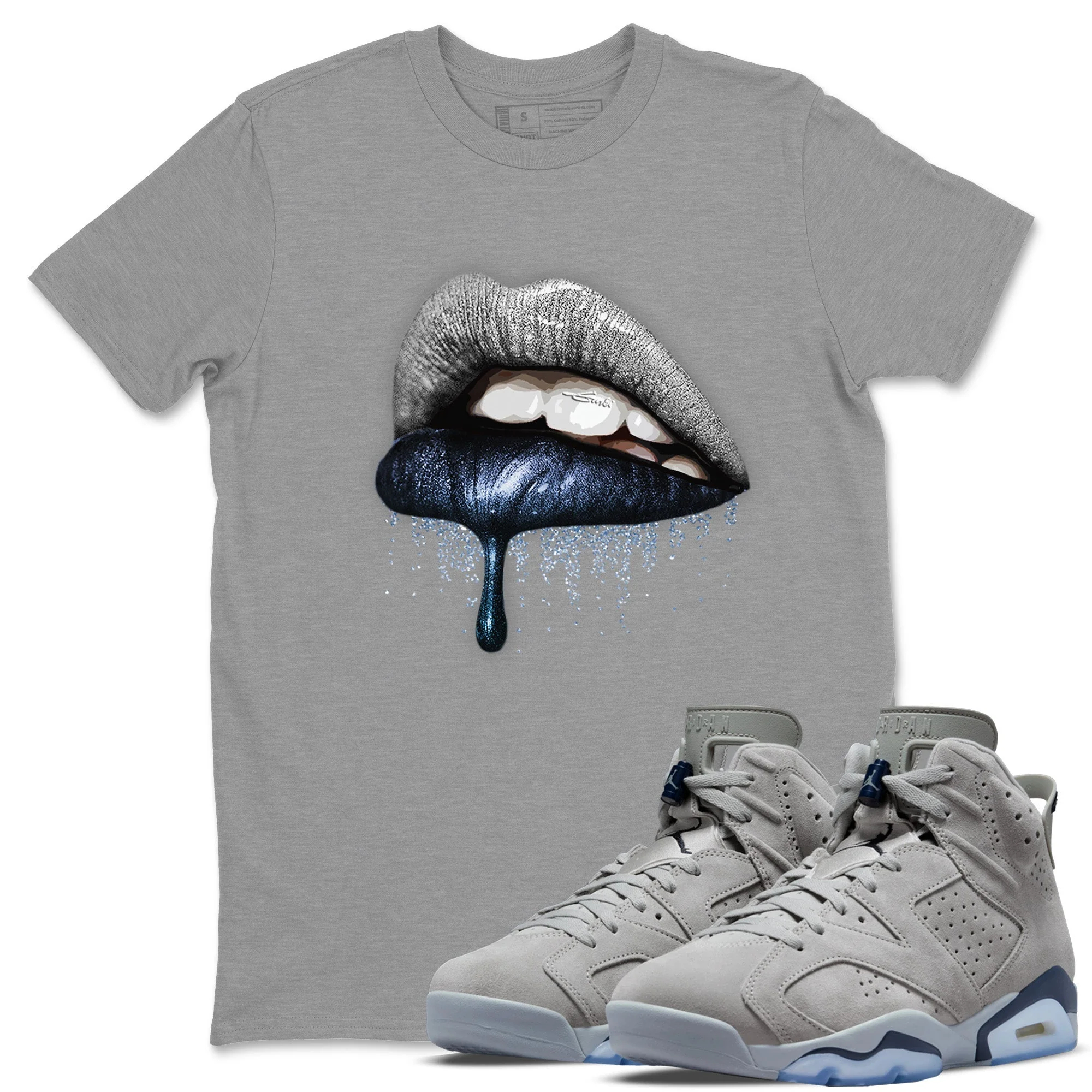 Dripping Lips Unisex Tops - Air Jordan 6 Georgetown