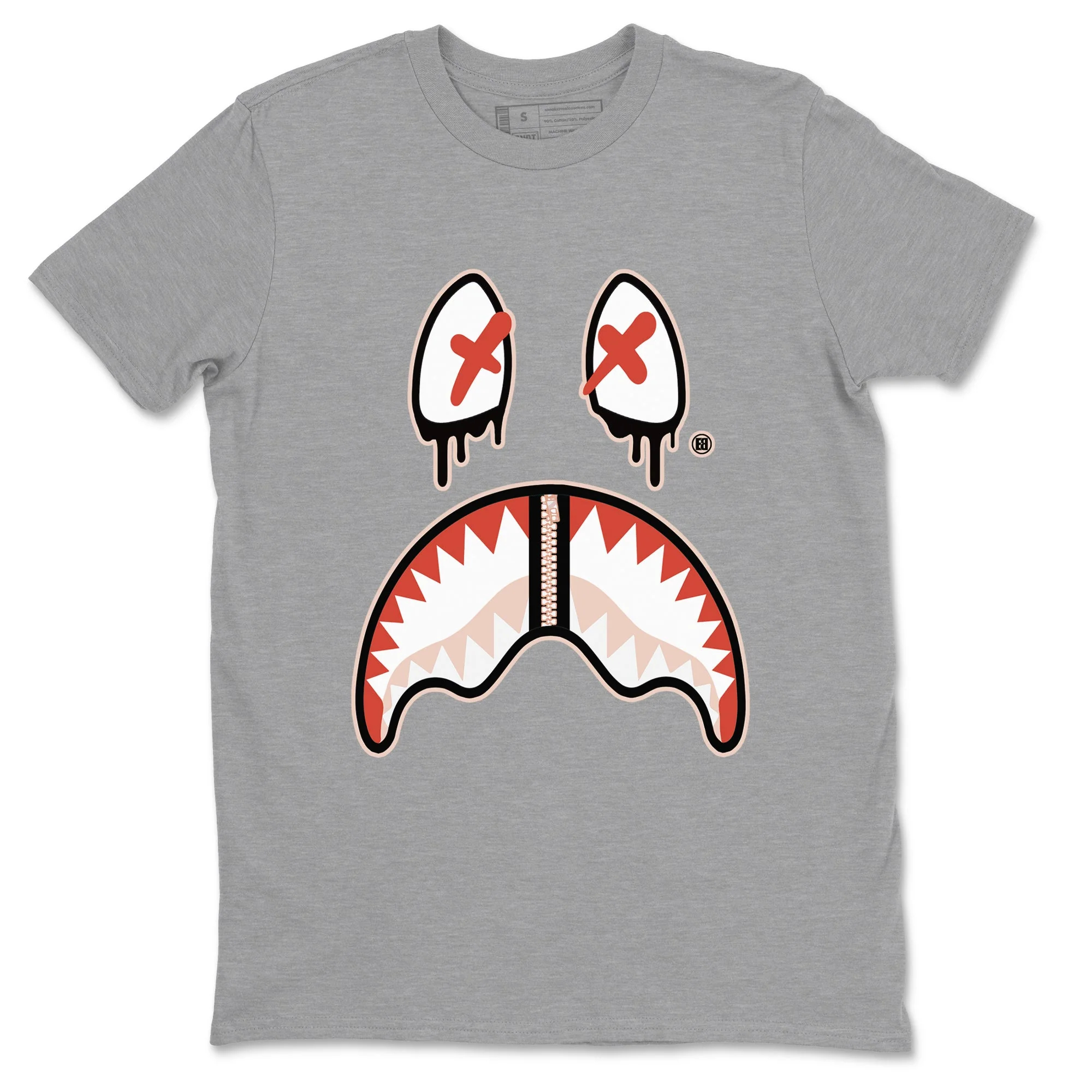Shark Face Sneaker Tees - Air Jordan 13 Dune Red